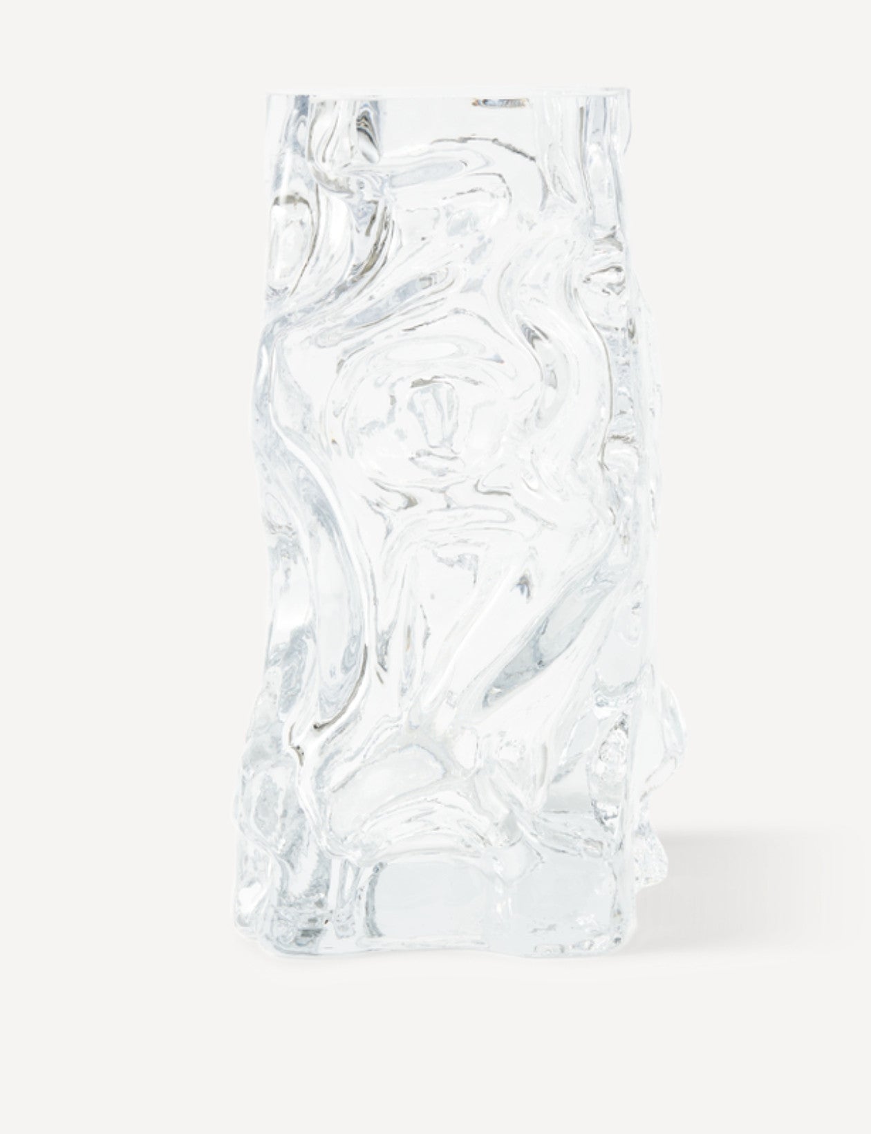 Vase en verre, Ice