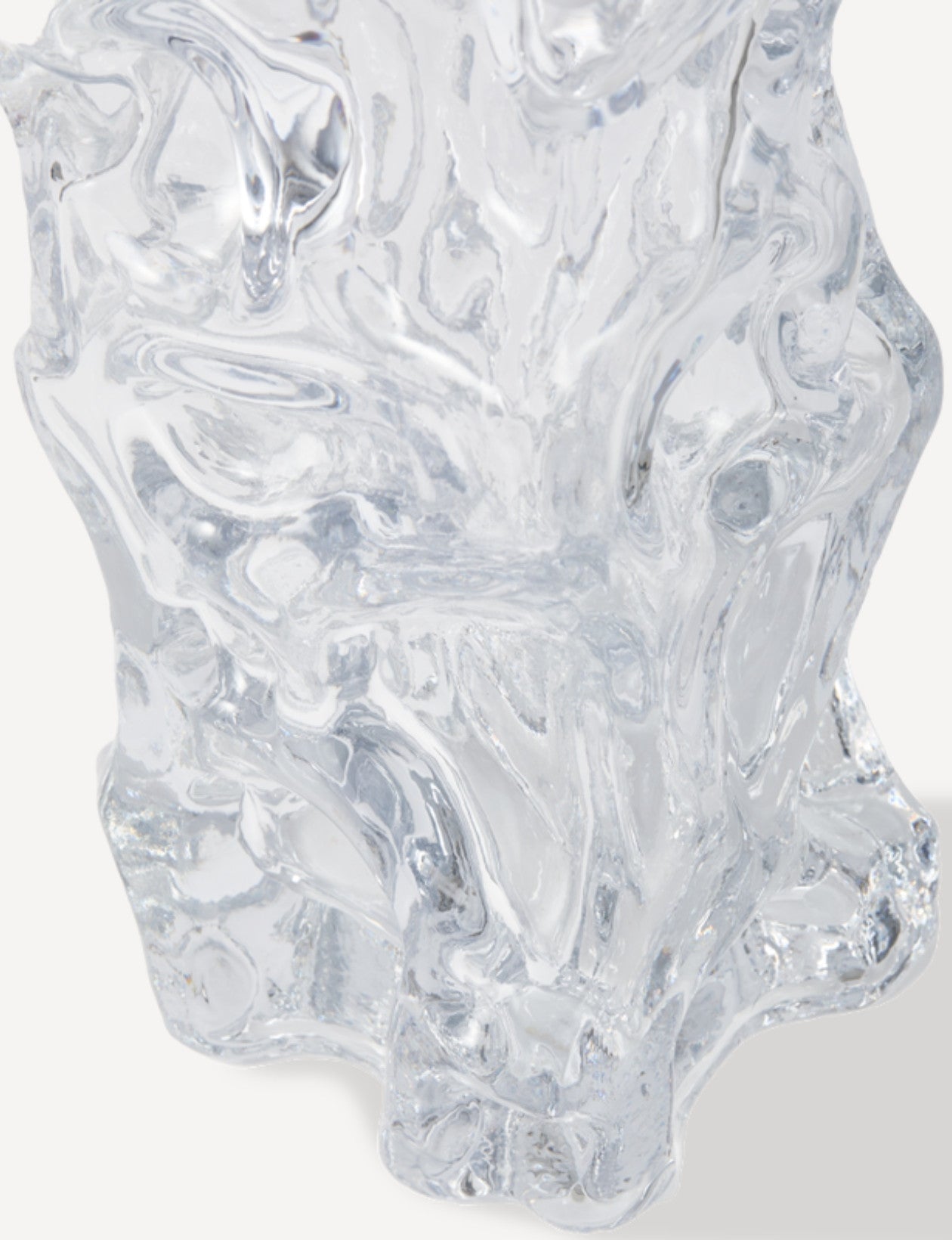 Vase en verre, Ice