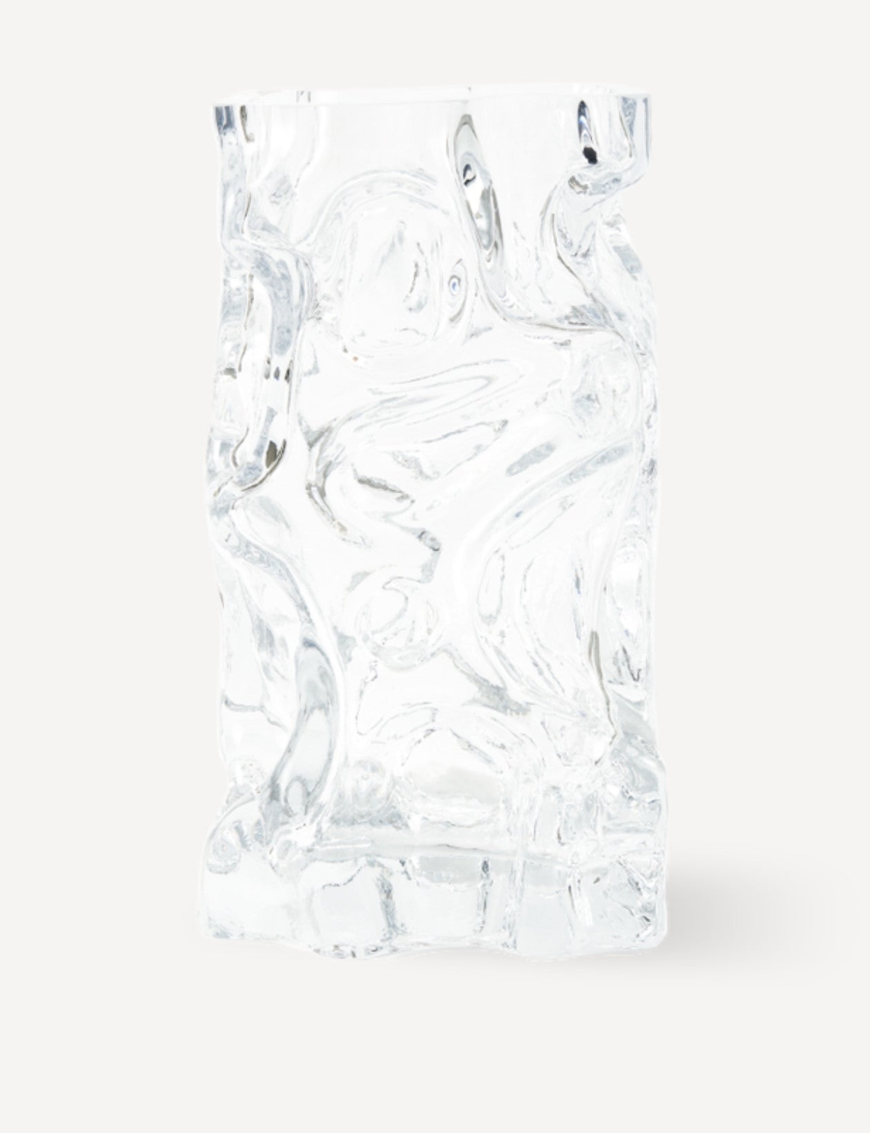 Vase en verre, Ice