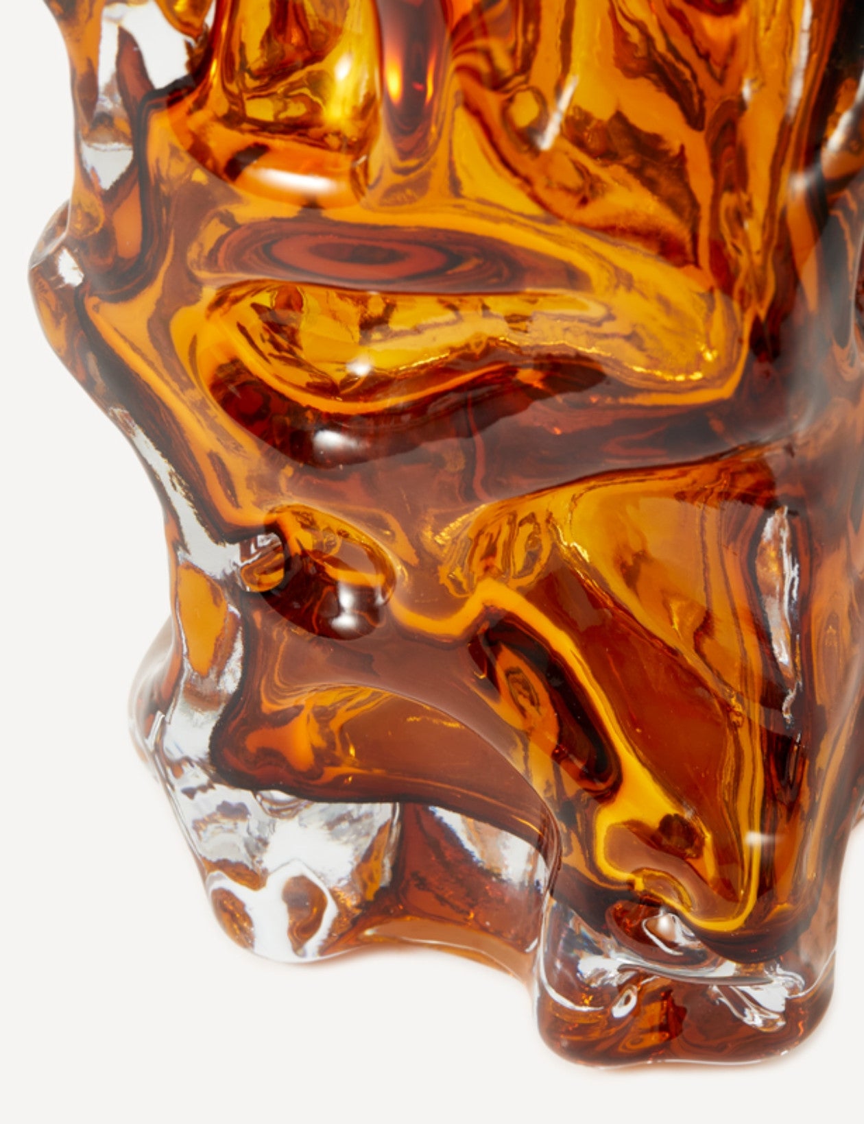 Vase en verre, Ice