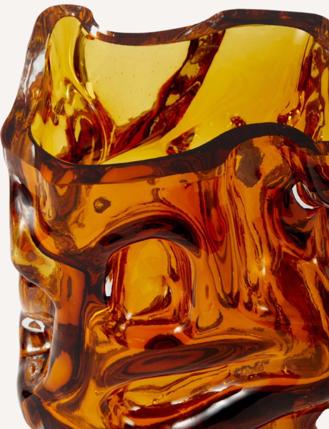 Vase en verre, Ice