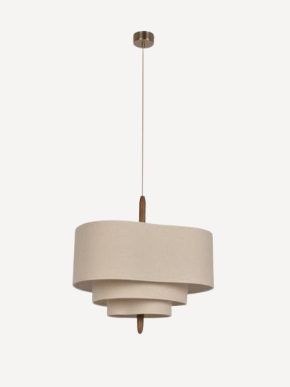 Suspension en bois et tissu, Pebble D58