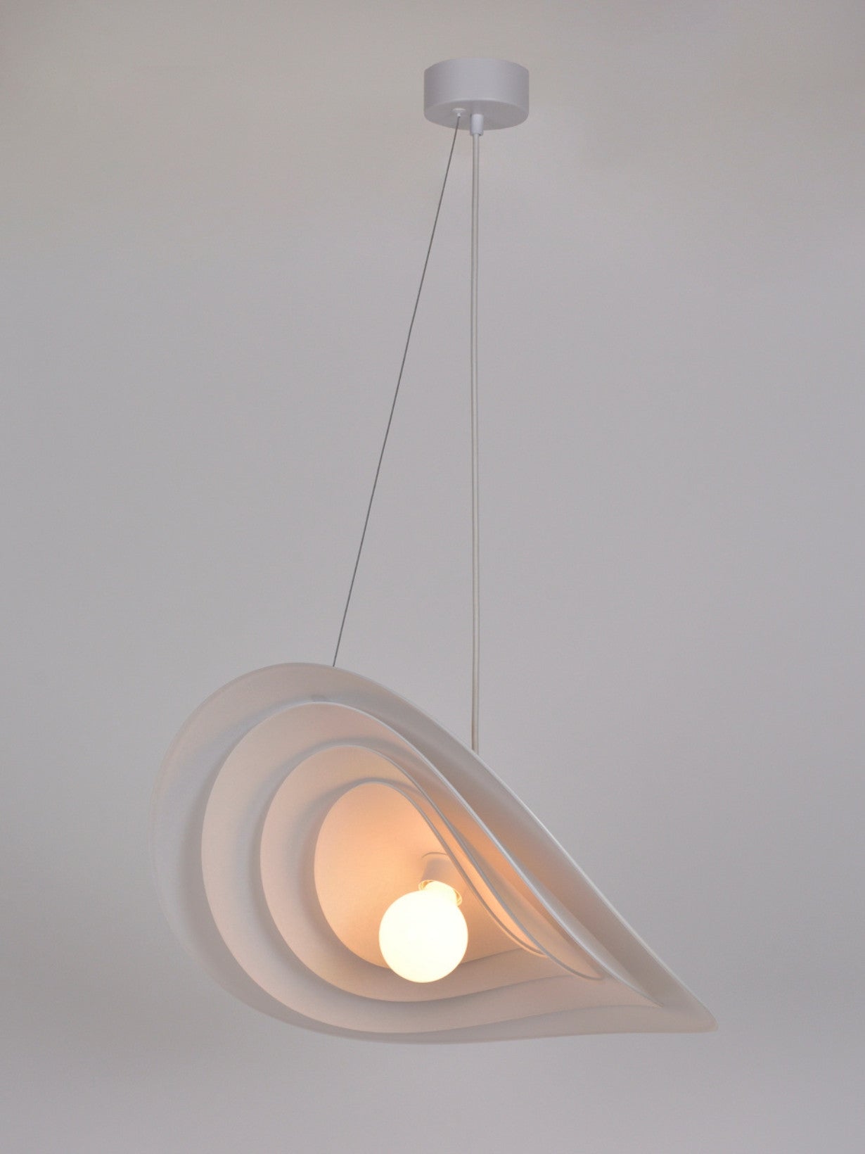 Suspension en papier murano, Selenitis D56