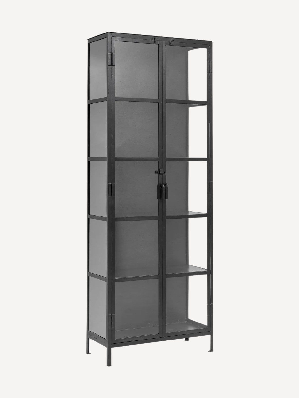 Armoire noire en fer 2 Portes, Phoenix