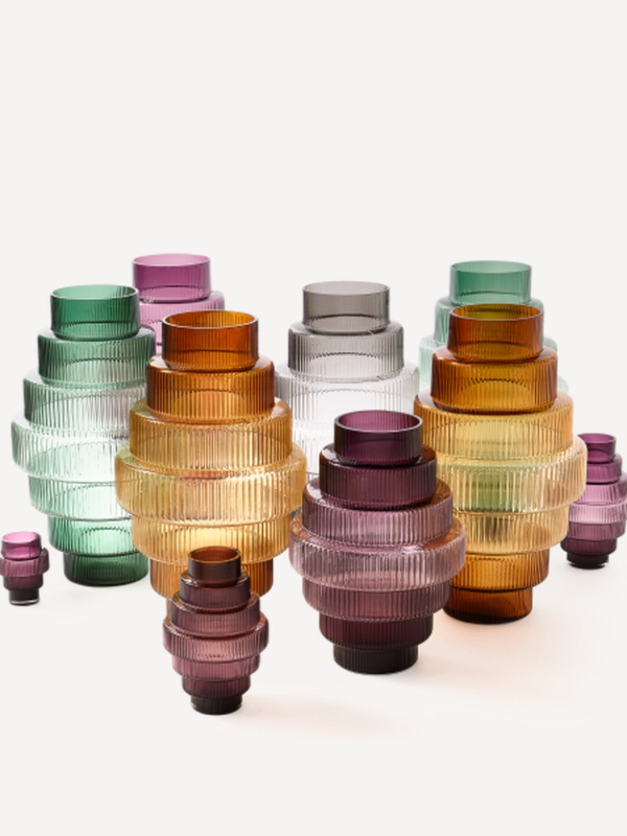 Vase en verre, Steps XXL