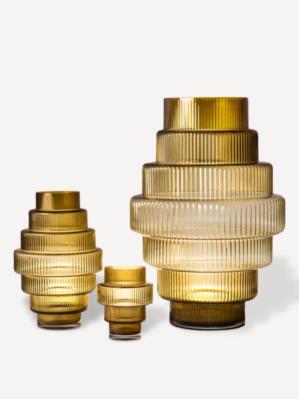 Vase en verre, Steps XXL