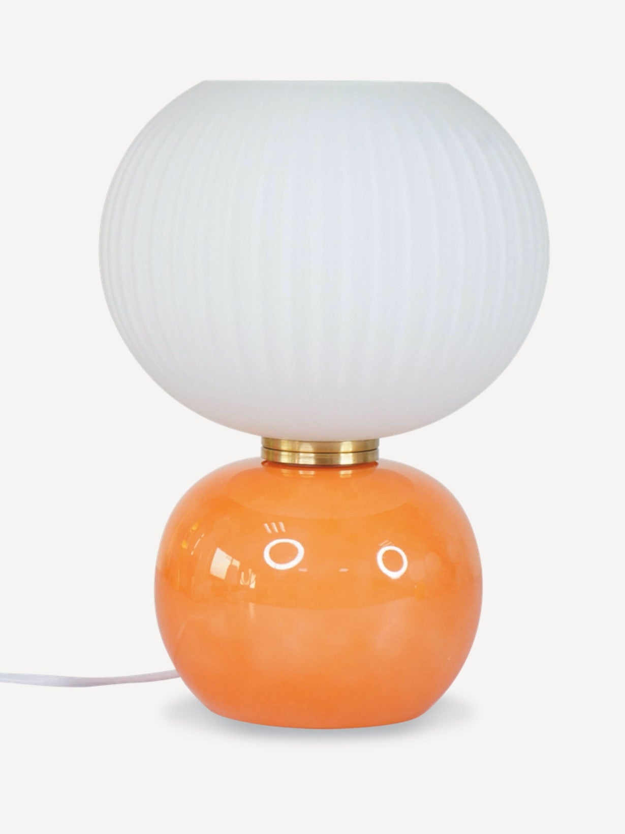 Lampe en verre orange, Adonis GM