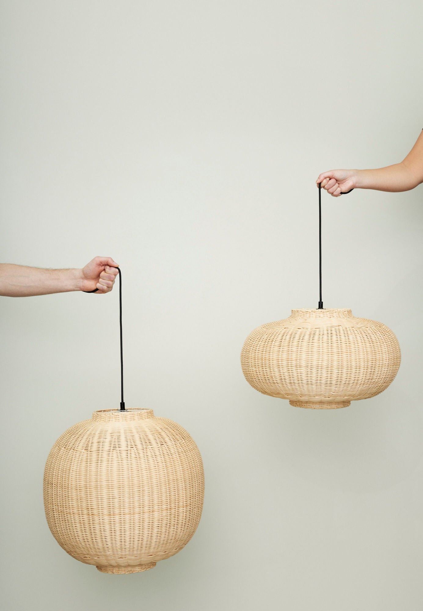 Suspension en rotin, Chand Ellipse