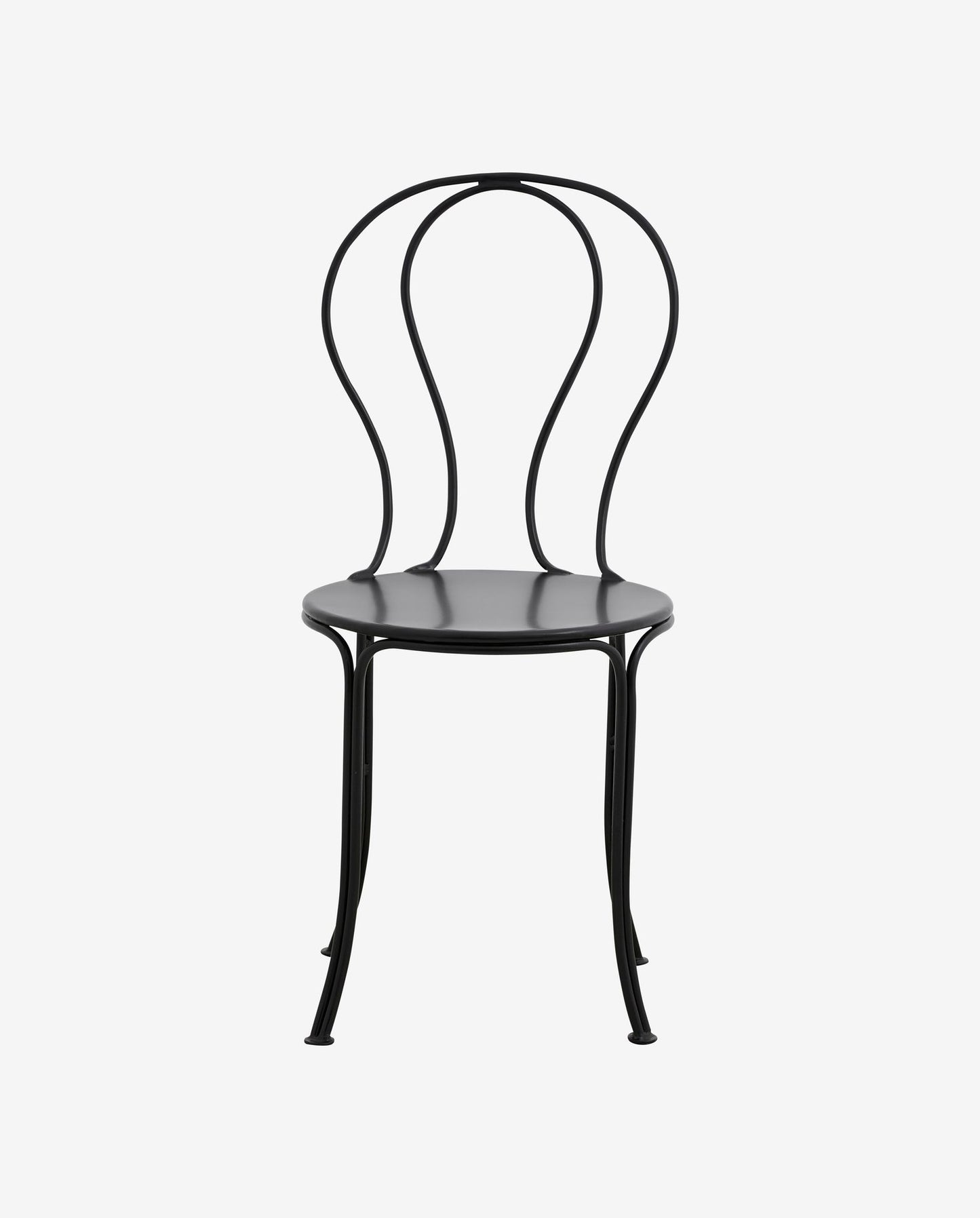Chaise de jardin OLIVO, en fer noir
