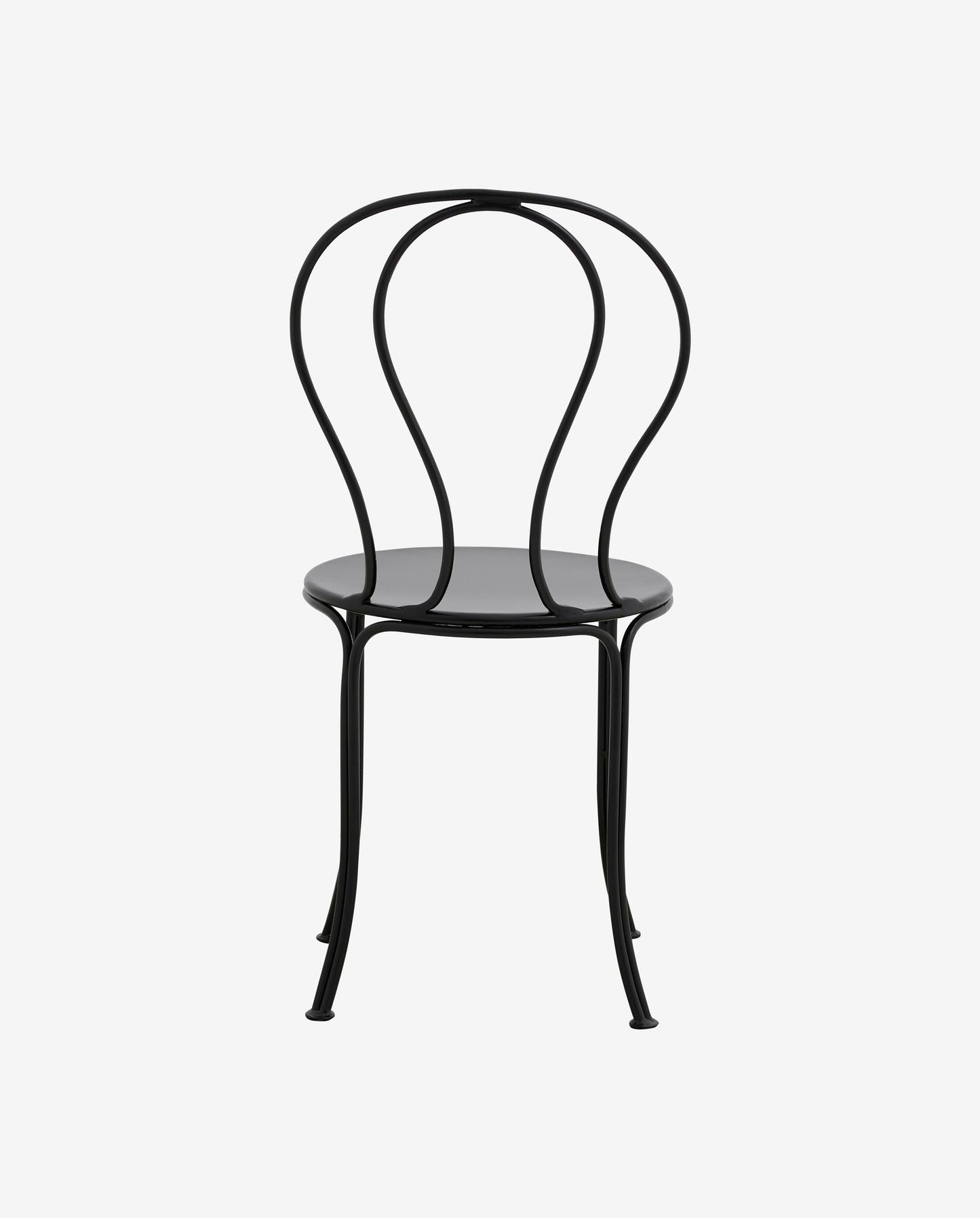 Chaise de jardin OLIVO, en fer noir