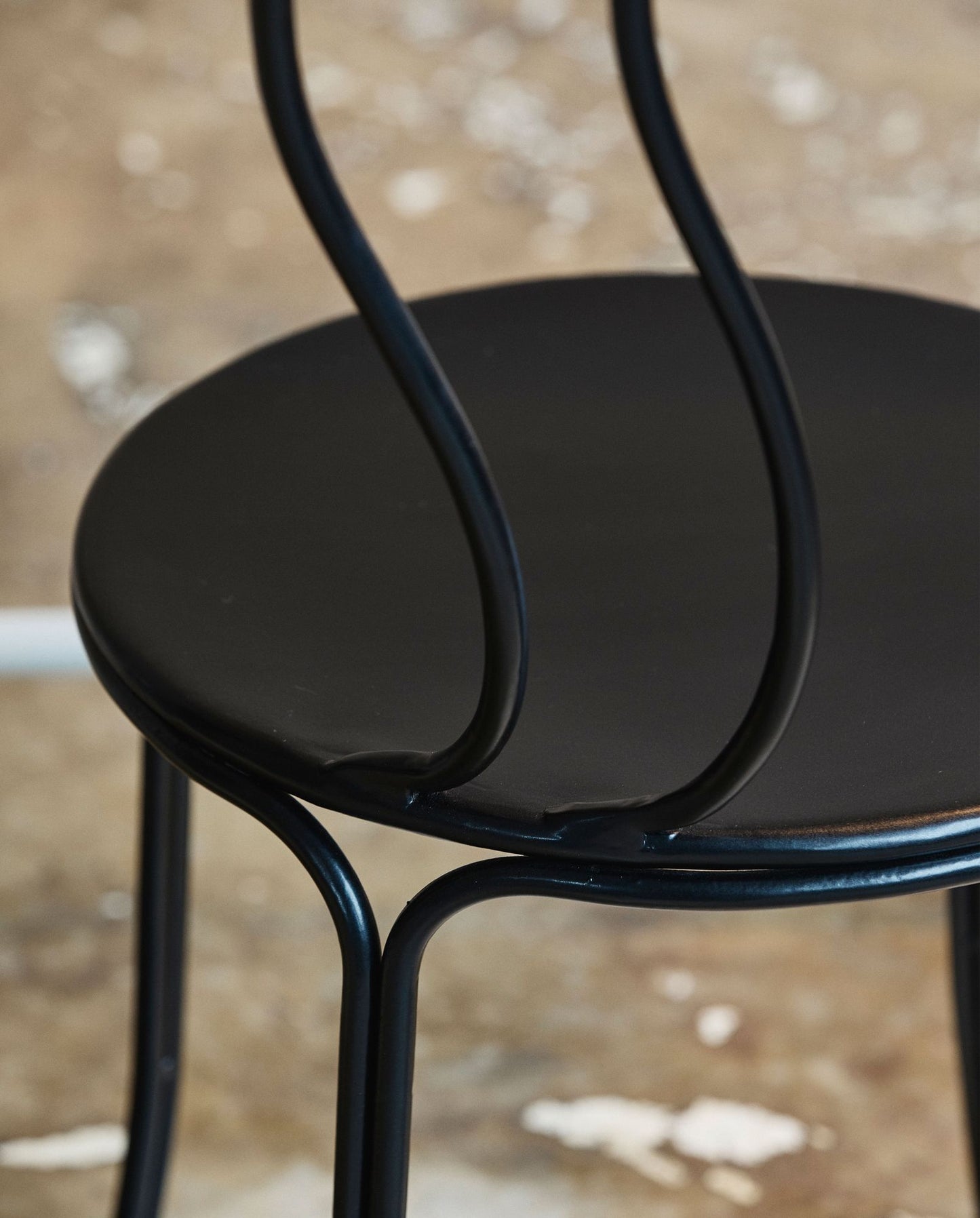 Chaise de jardin OLIVO, en fer noir