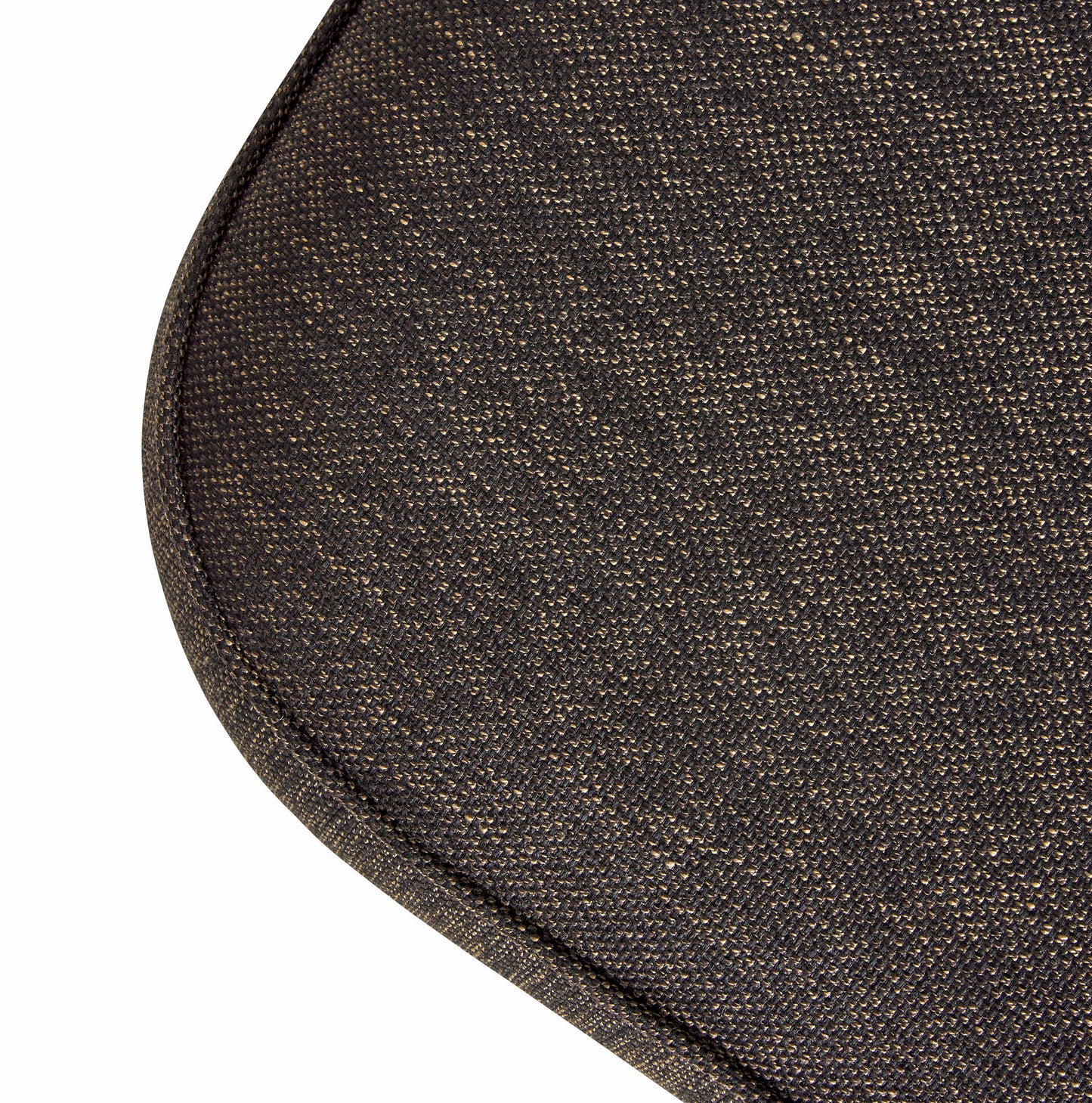 Pouf Cube en tissu marron foncé