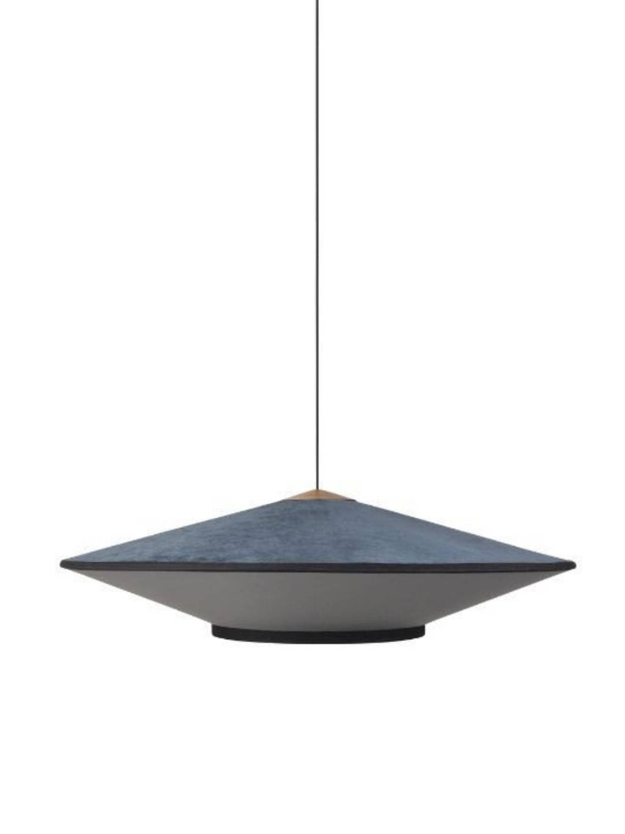 Suspension en velours et bambou, Cymbal L