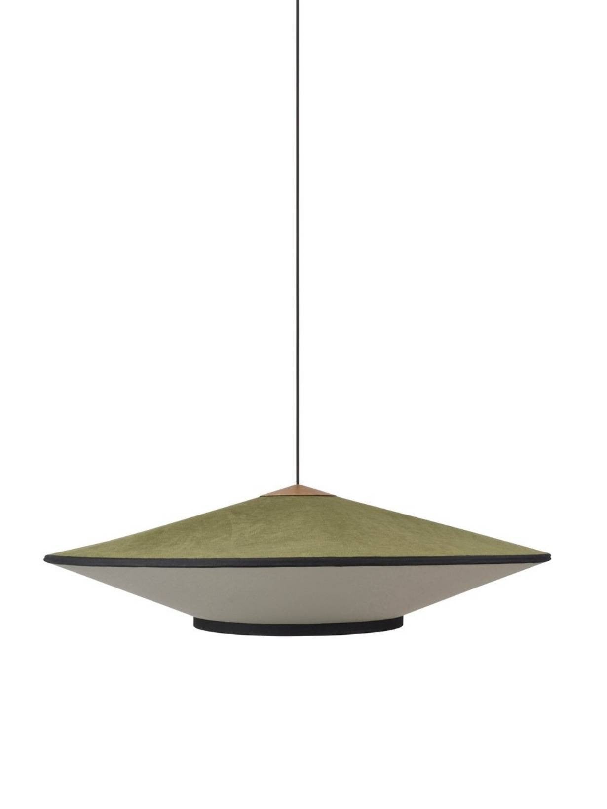 Suspension en velours et bambou, Cymbal L