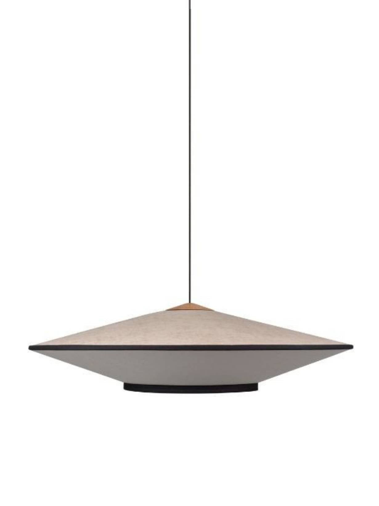 Suspension en velours et bambou, Cymbal L