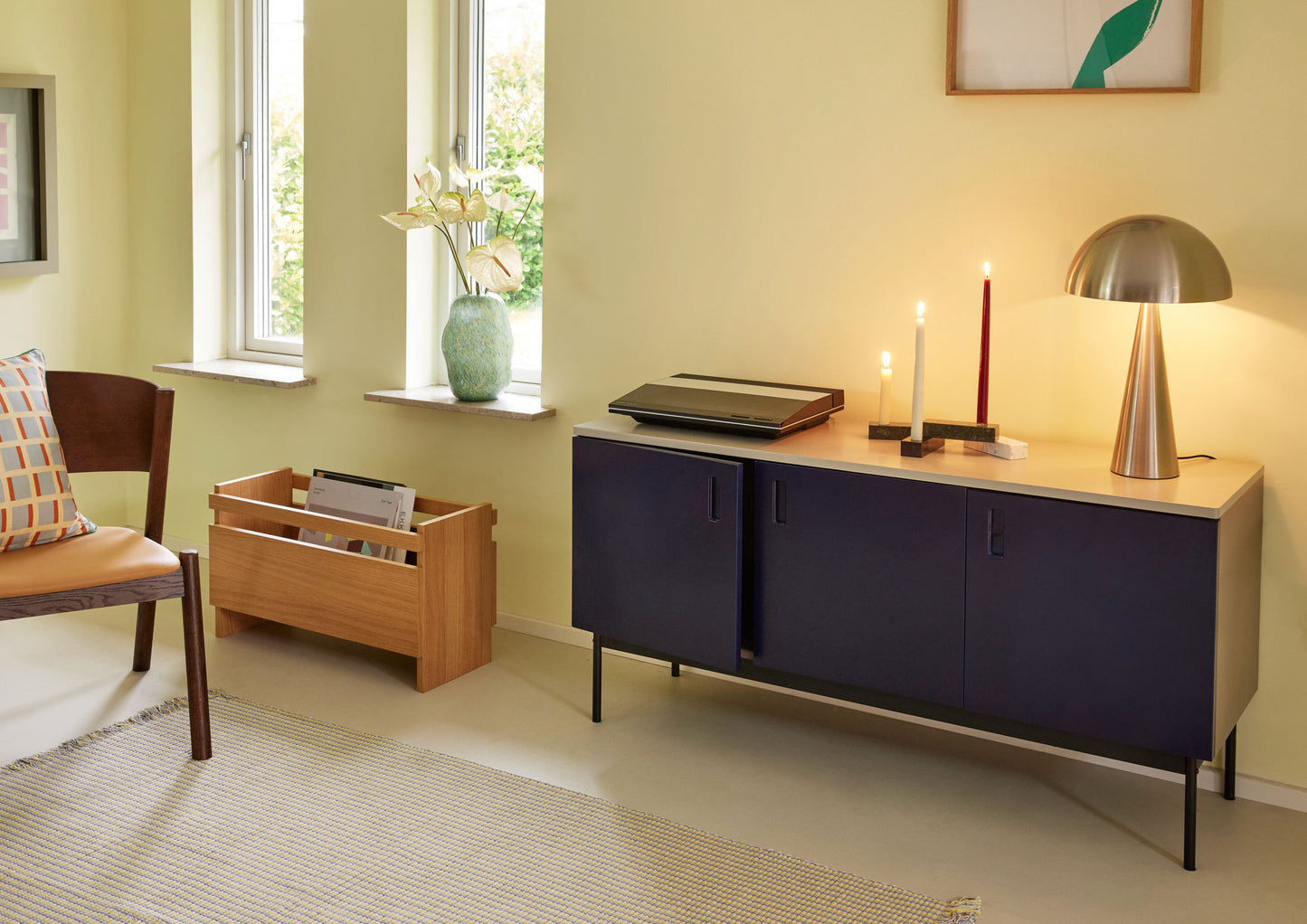 Lampe de table Mush Nickel