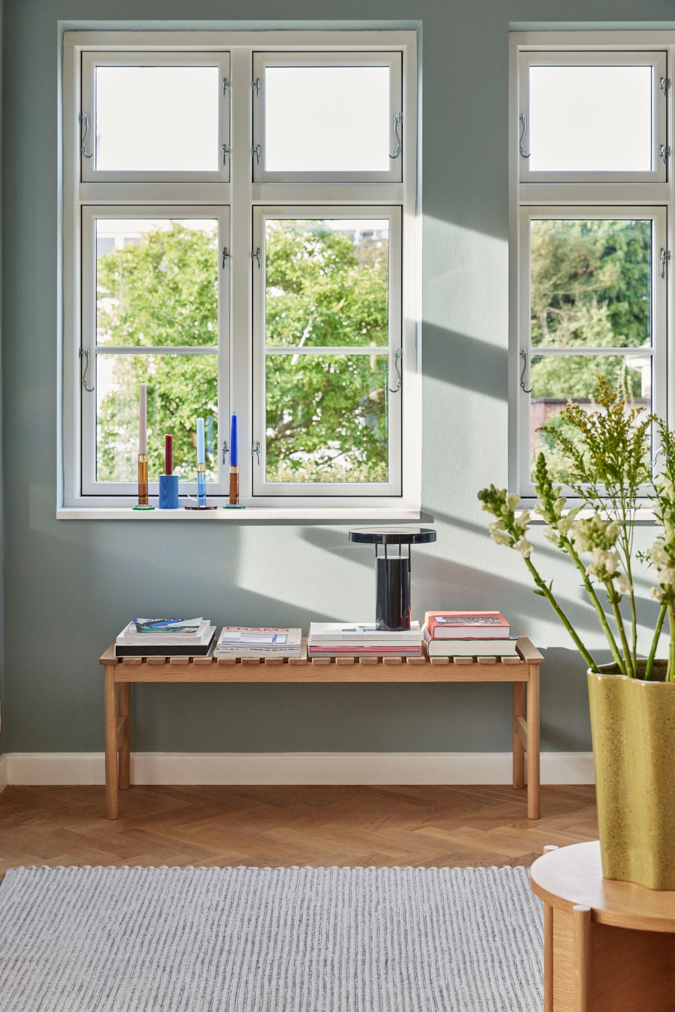 Table d'Appoint Héritage en Placage de Chêne Naturel