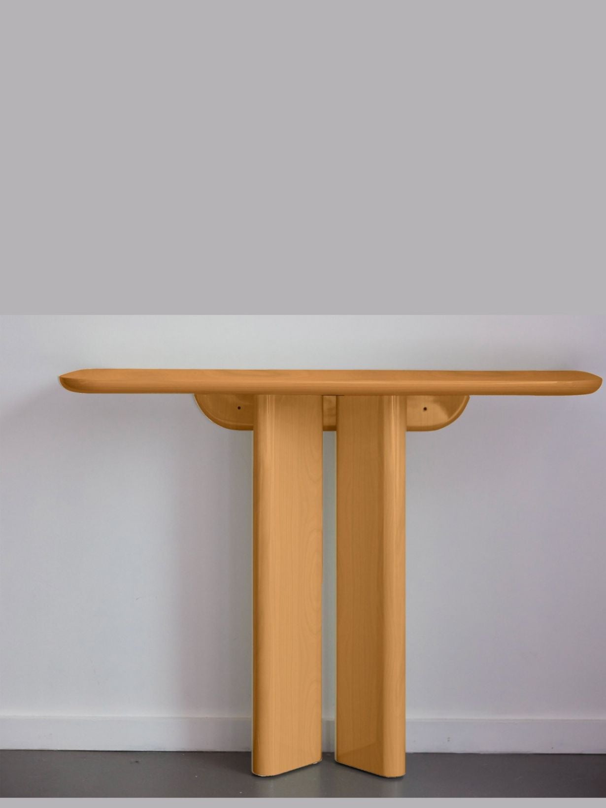 Console en bois vernis, Lou