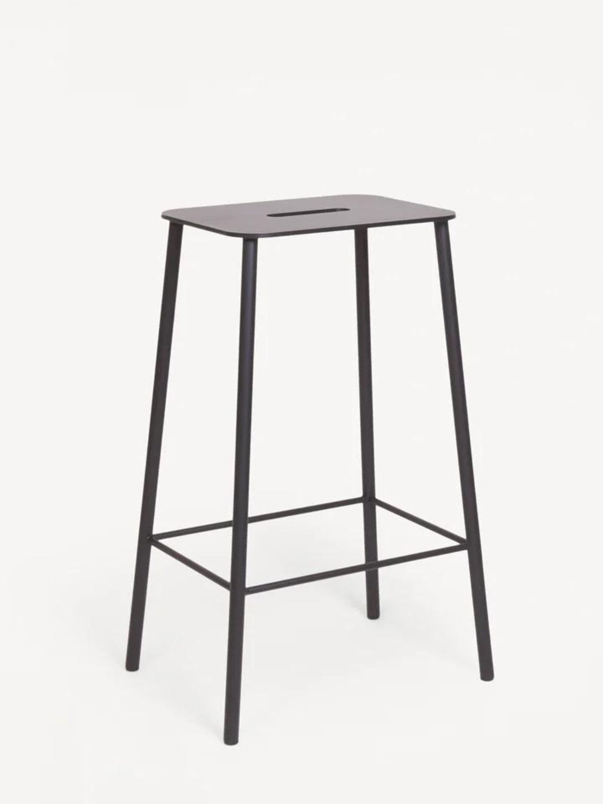 Tabouret noir Mono, Adam