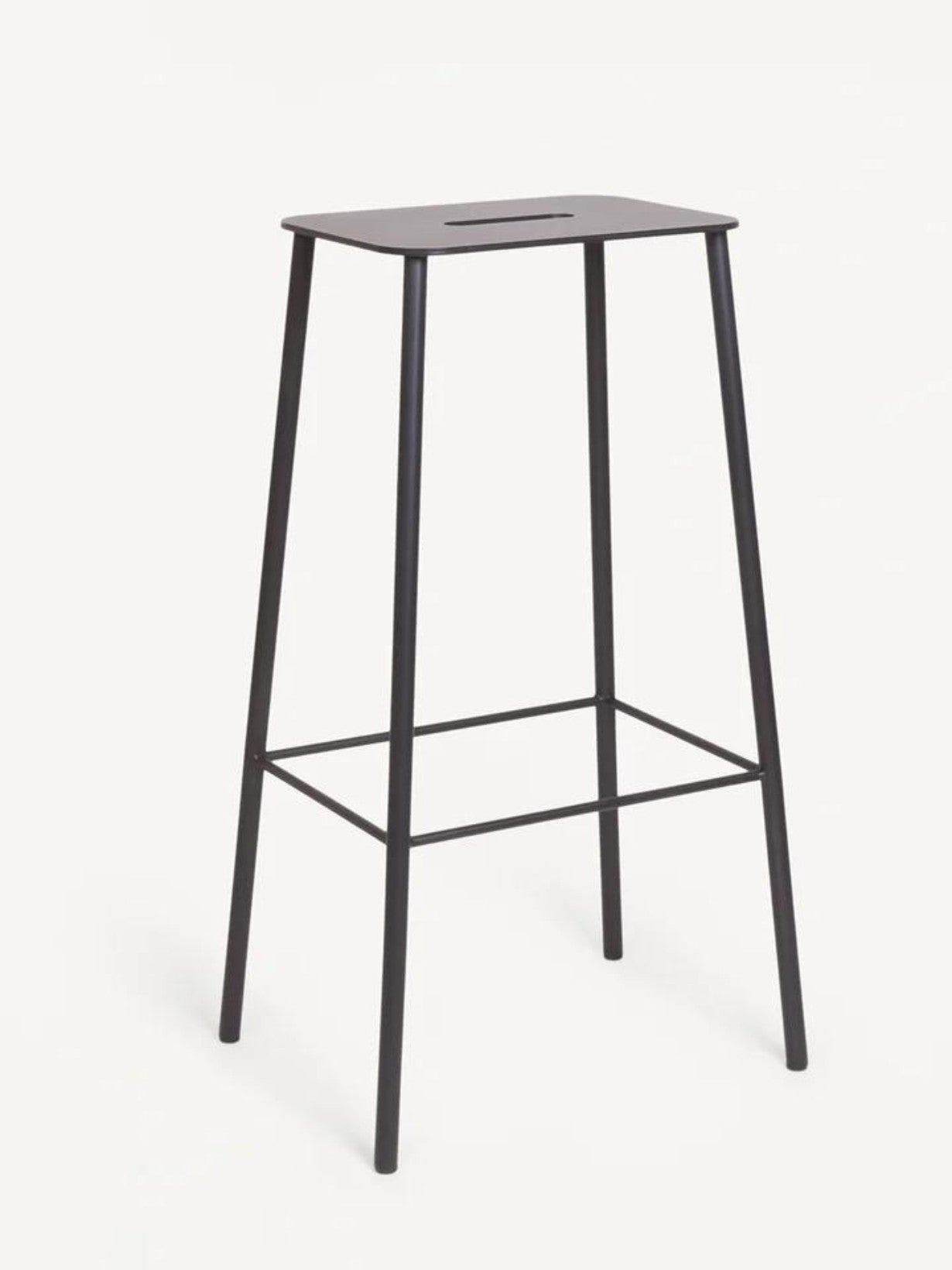 Tabouret noir Mono, Adam