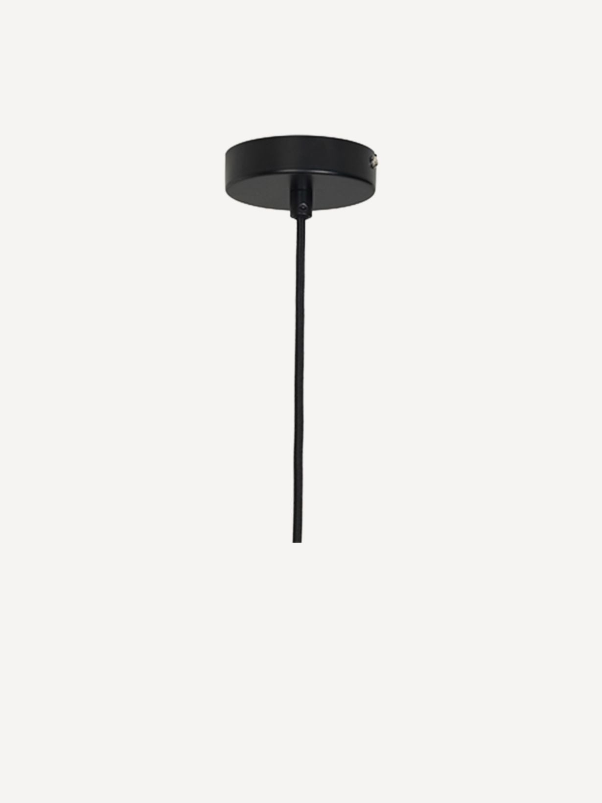 Suspension en aluminium et verre opalin, Lolly