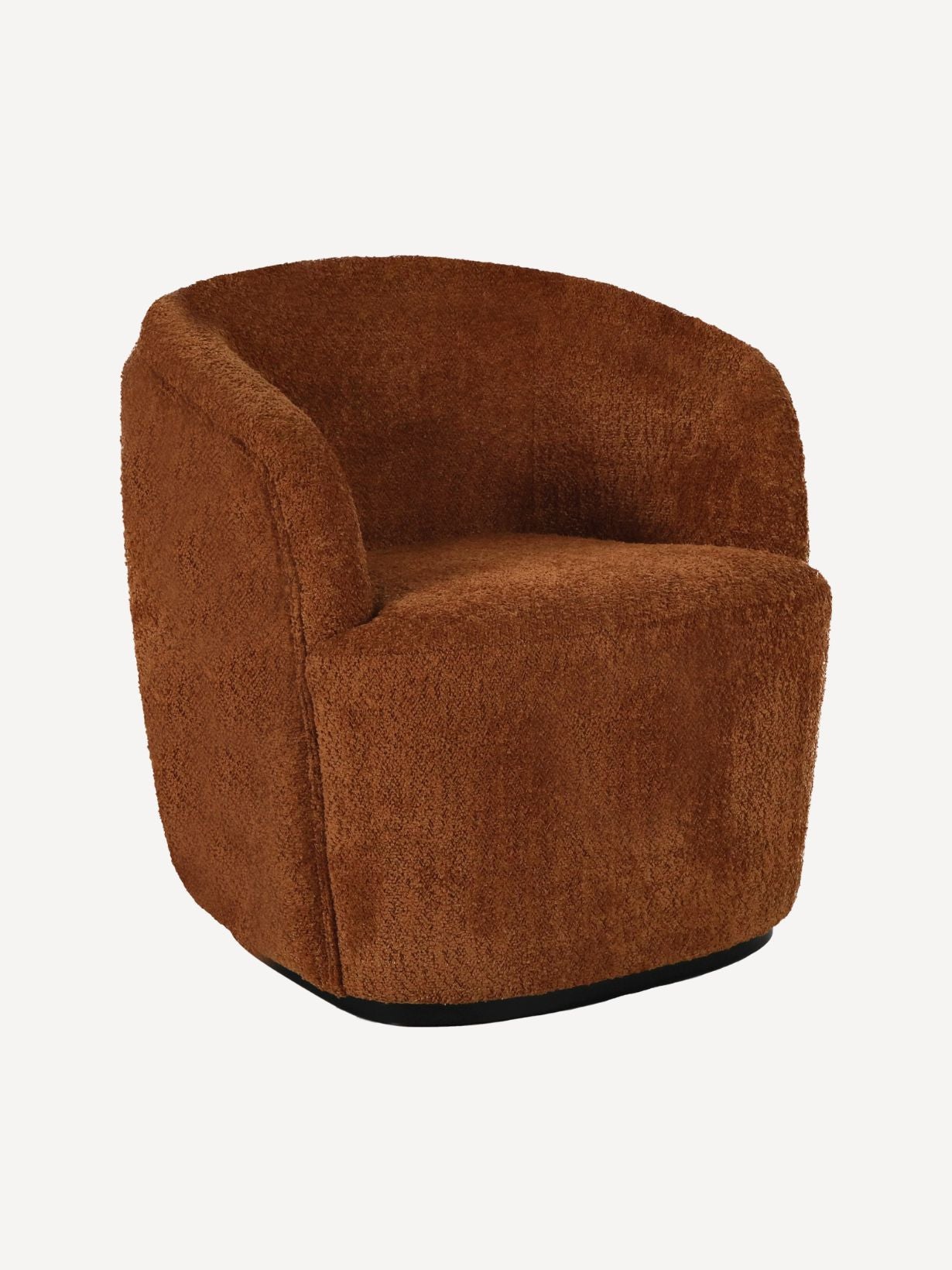 Fauteuil recouvert de tissu bouclé, Porterville