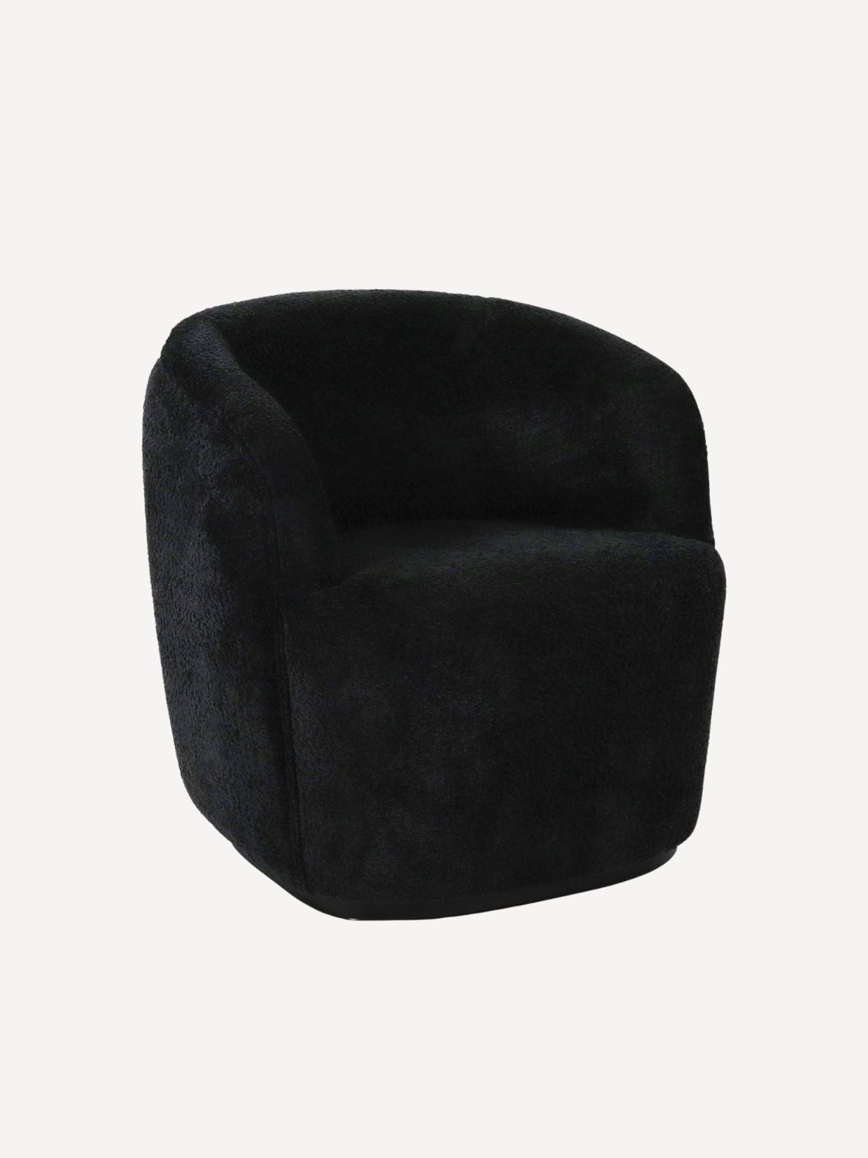 Fauteuil recouvert de tissu bouclé, Porterville