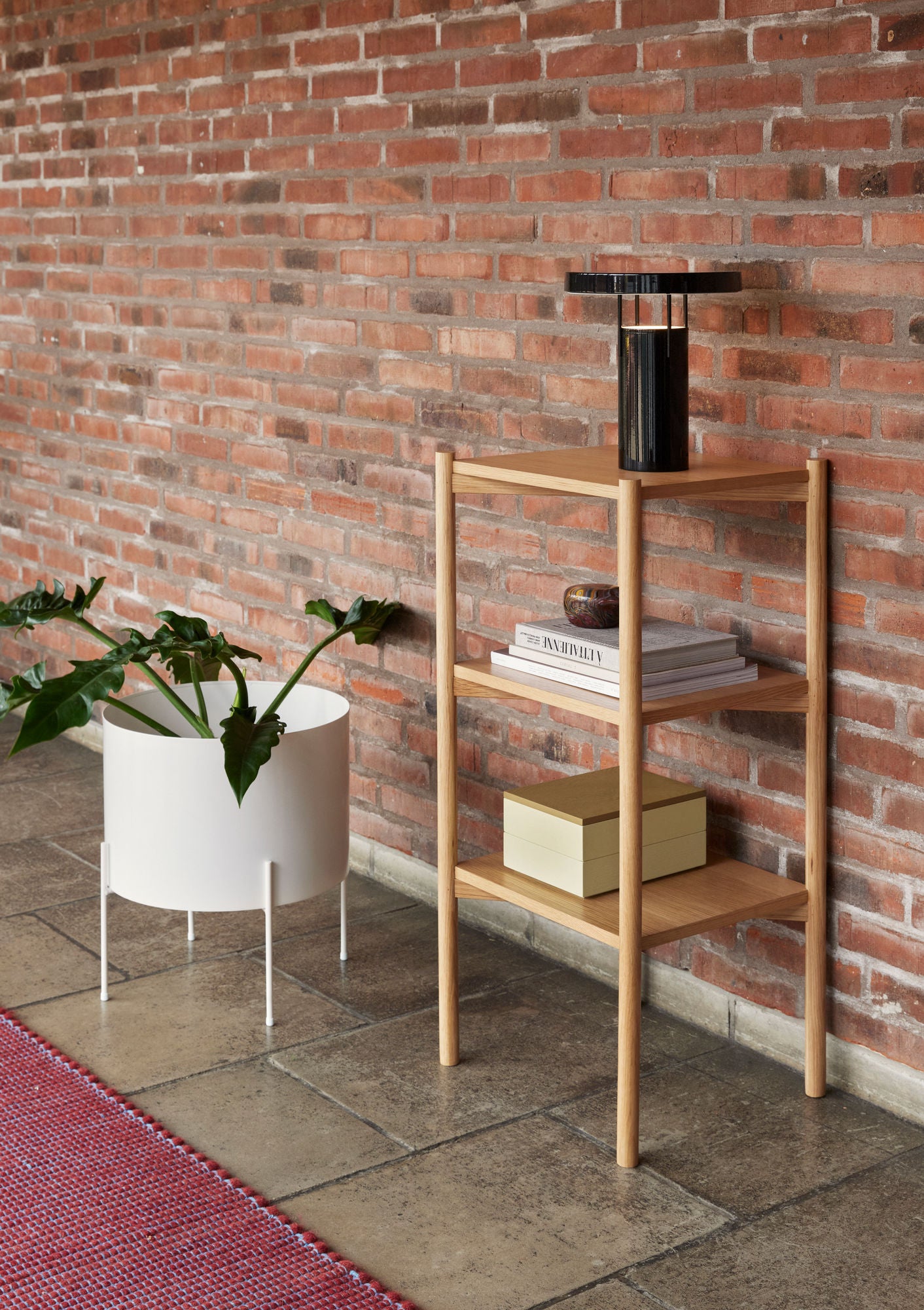 Etagère Solution en placage de Chêne Naturel
