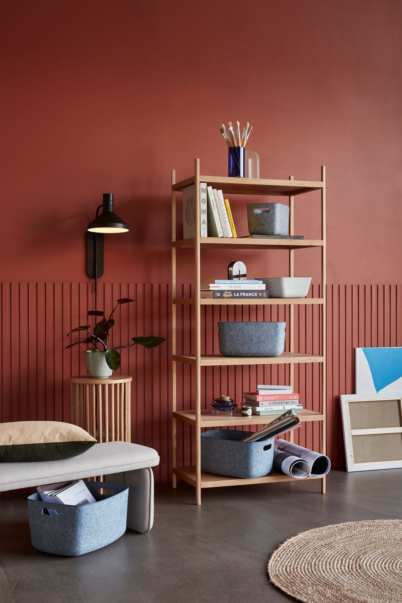 Hübsch Studio Wall Lamp Black