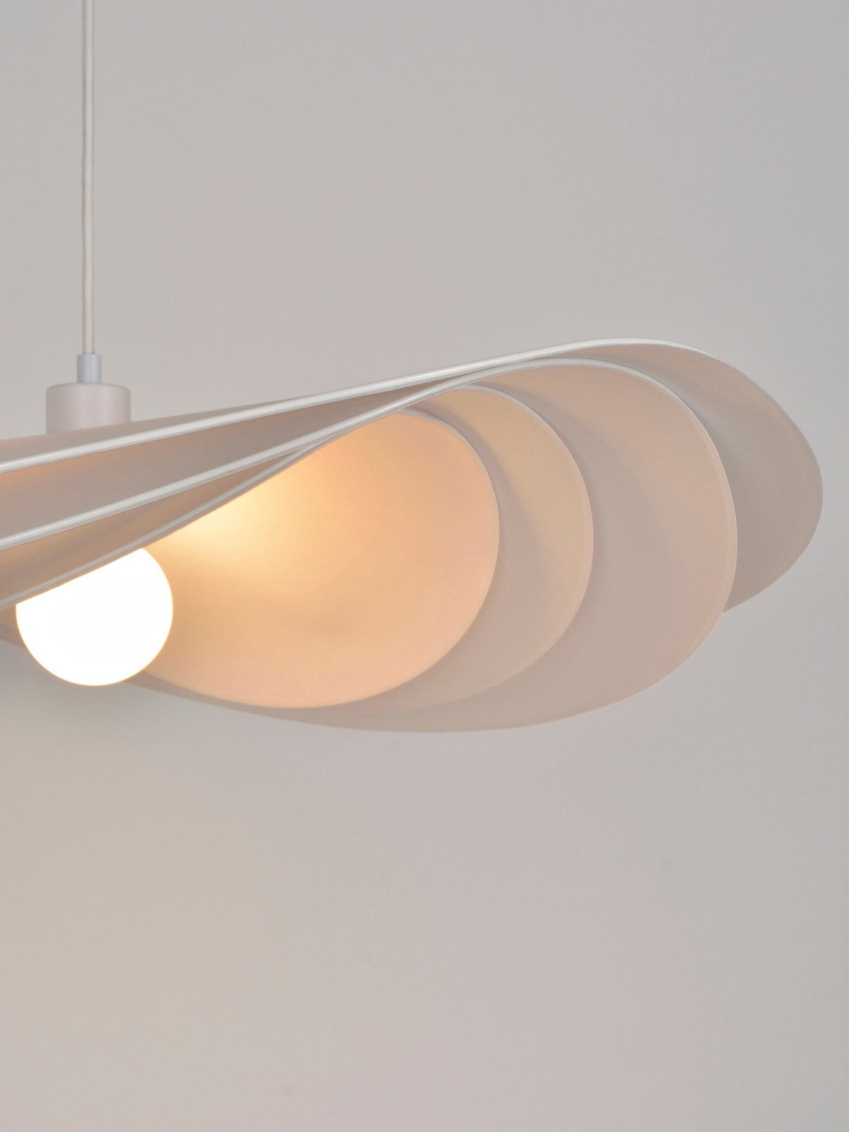 Suspension en lin naturel, Selenitis D78