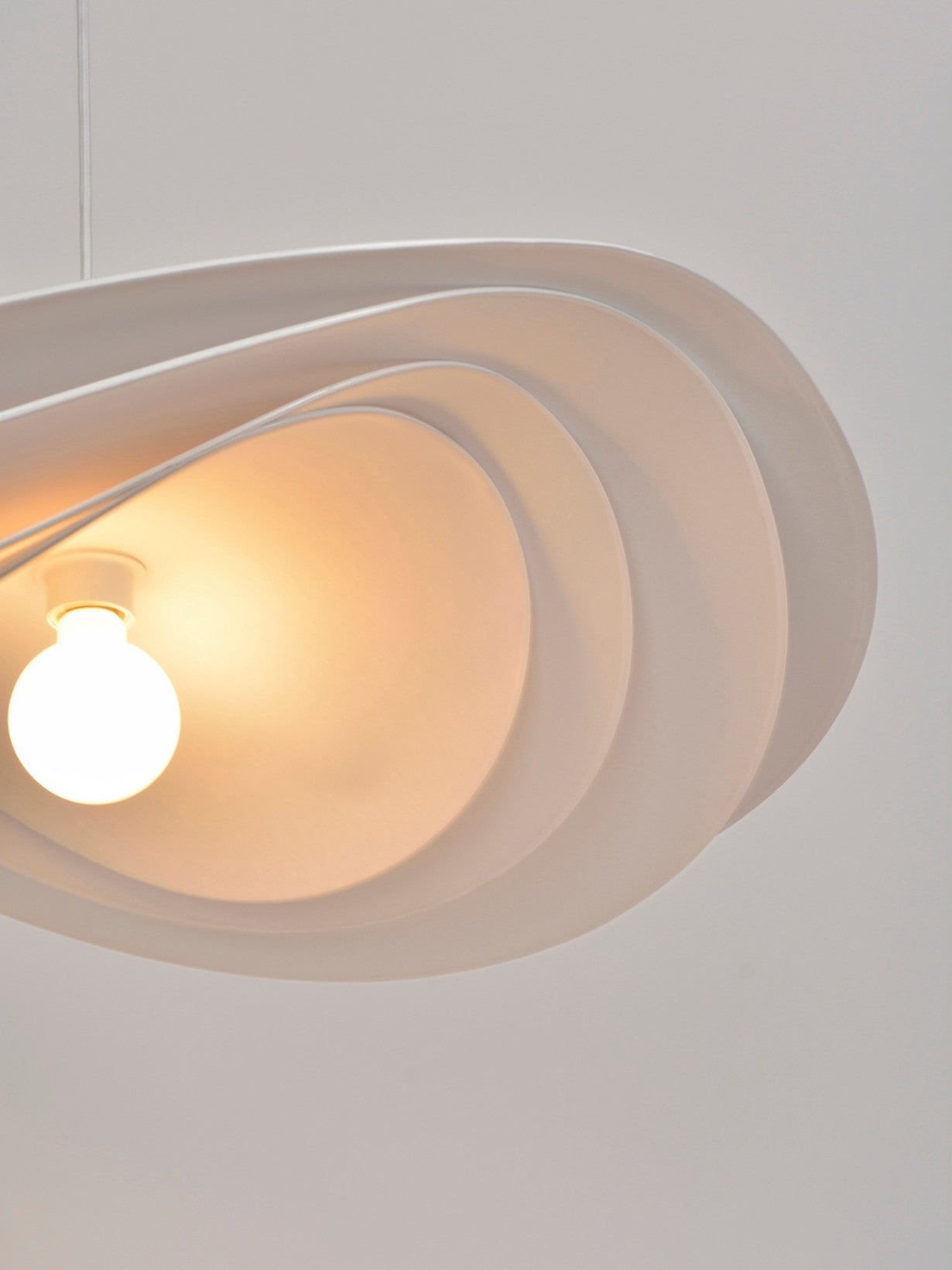 Suspension en lin naturel, Selenitis D78