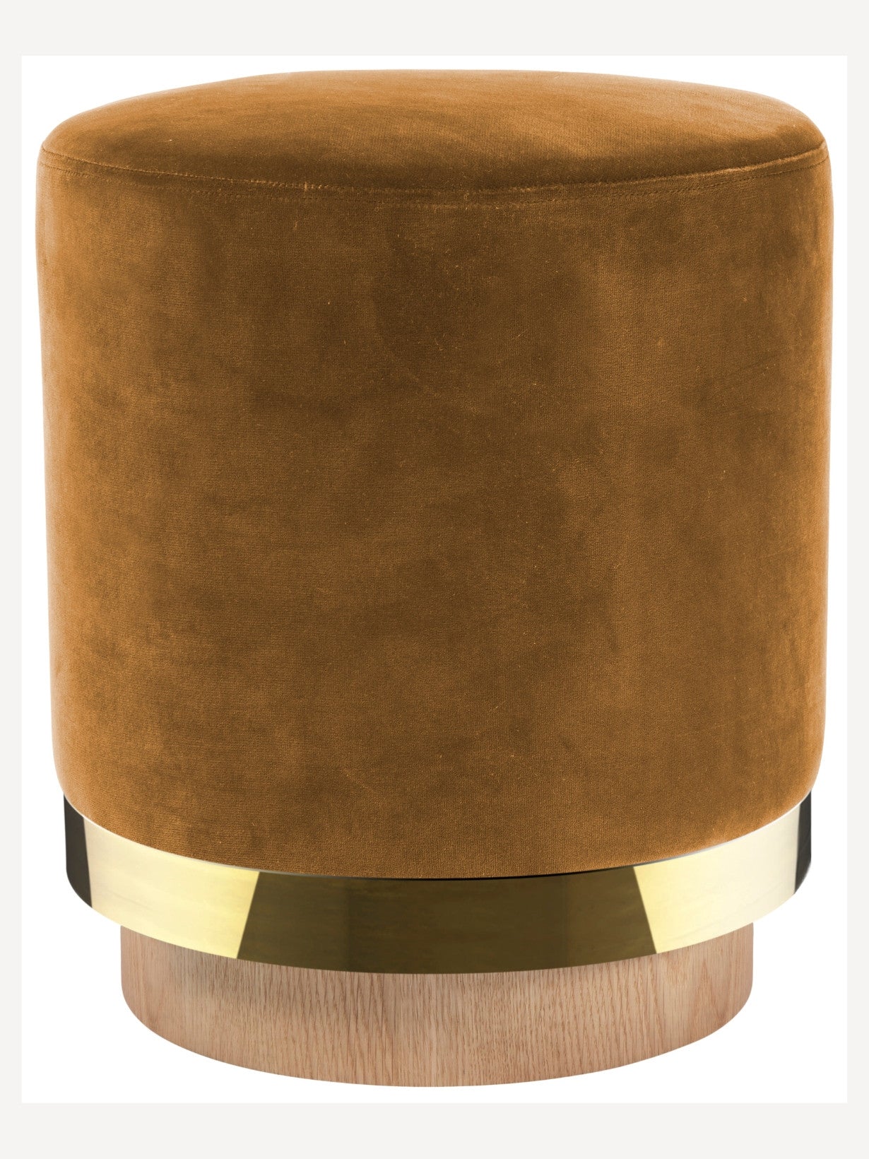 Pouf en velours ou en tissu, Stool