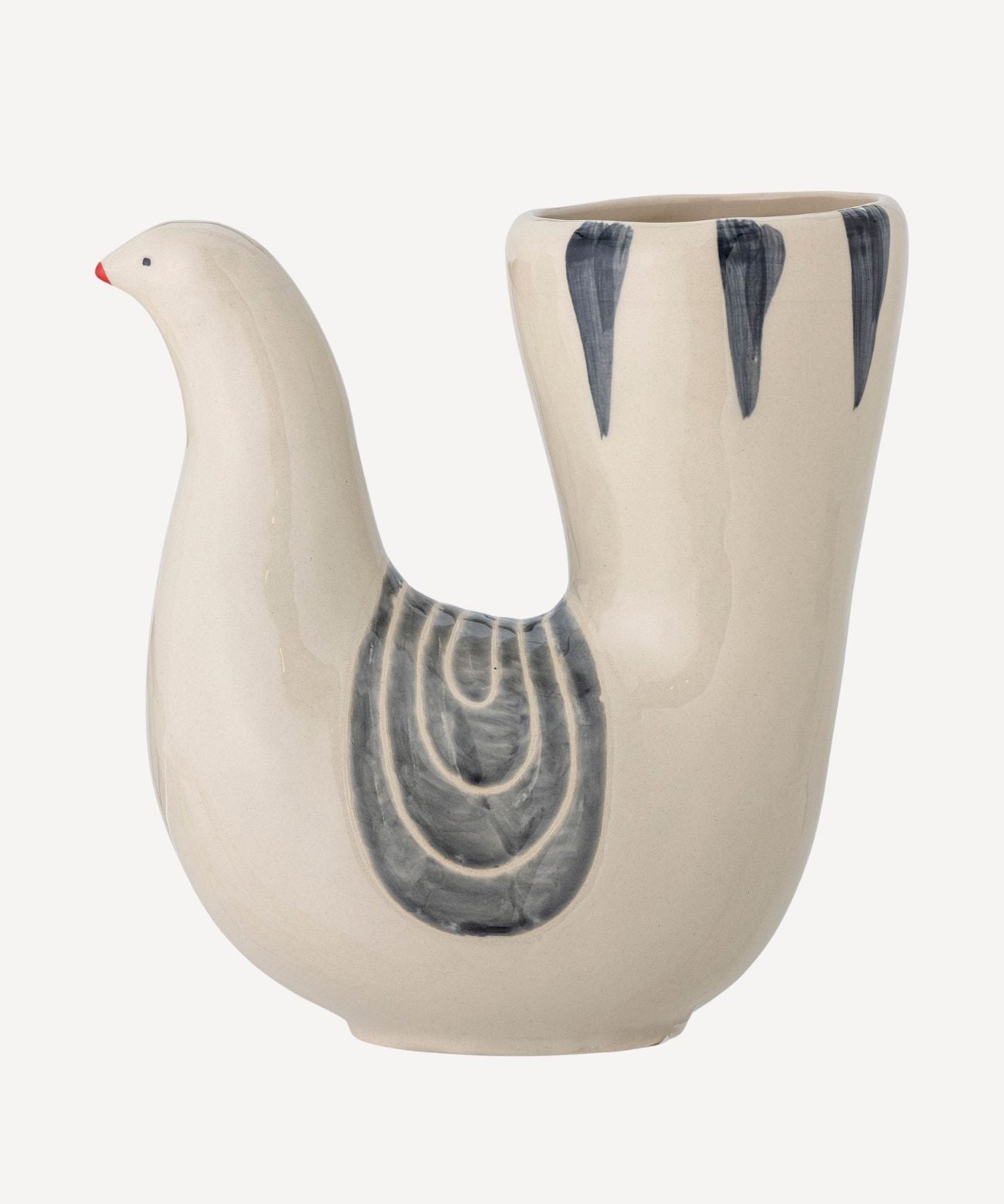 Bloomingville Trudy Vase, Blanc, Grès