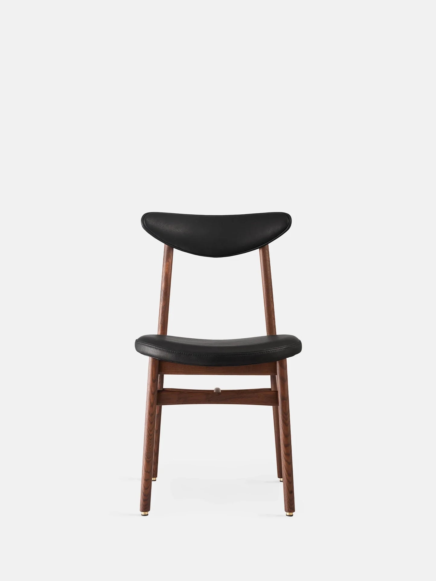 200-190 Chair in Natural Leather Black