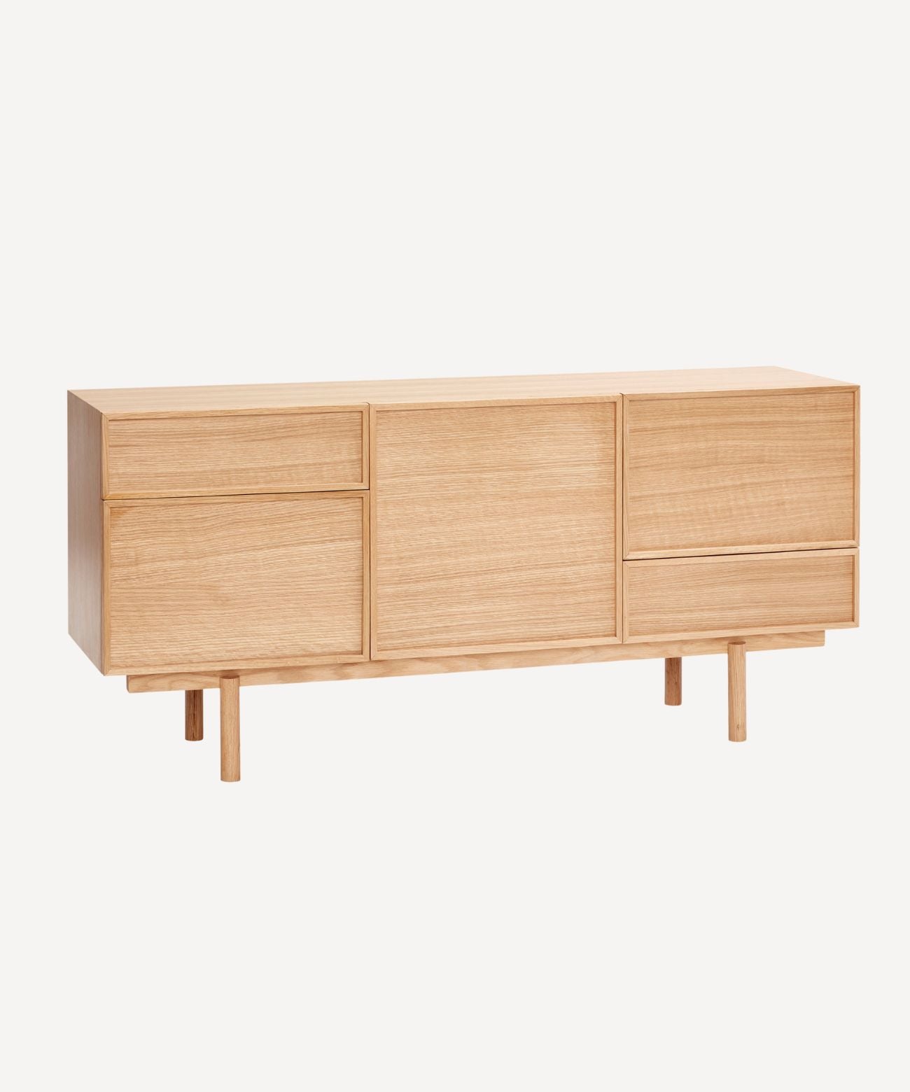 Buffet Cube en chêne Naturel