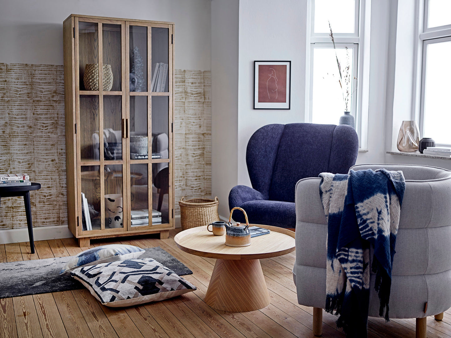 Chaise de salon Bleu, Eave