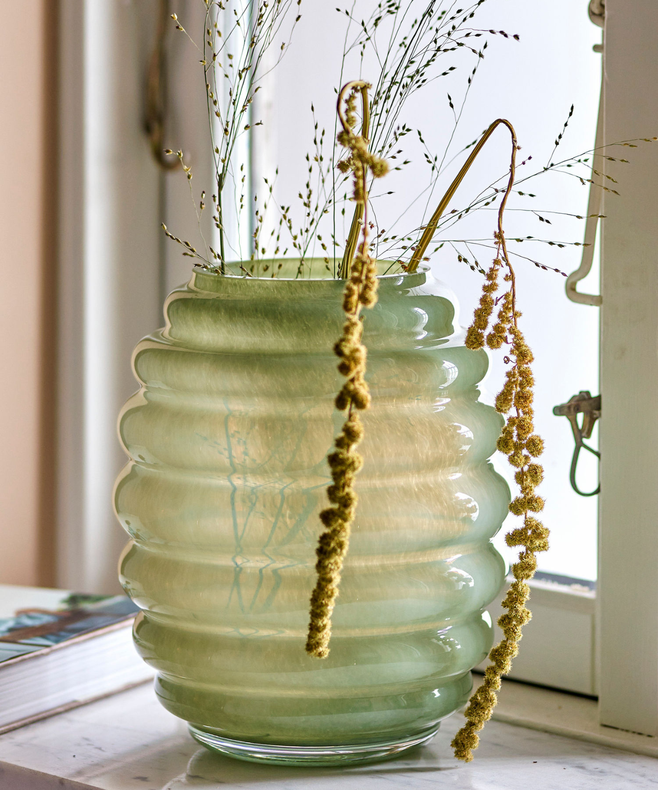Vase en verre Saihah, vert