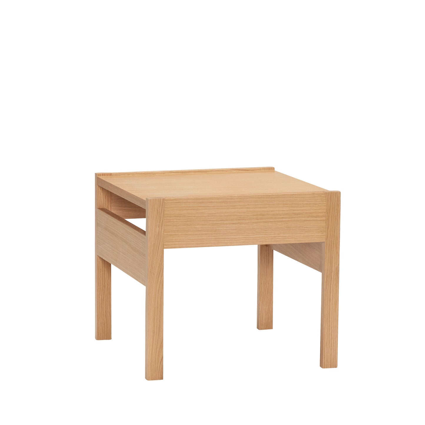 Table d'appoint Format, en Bois de Chêne Naturel