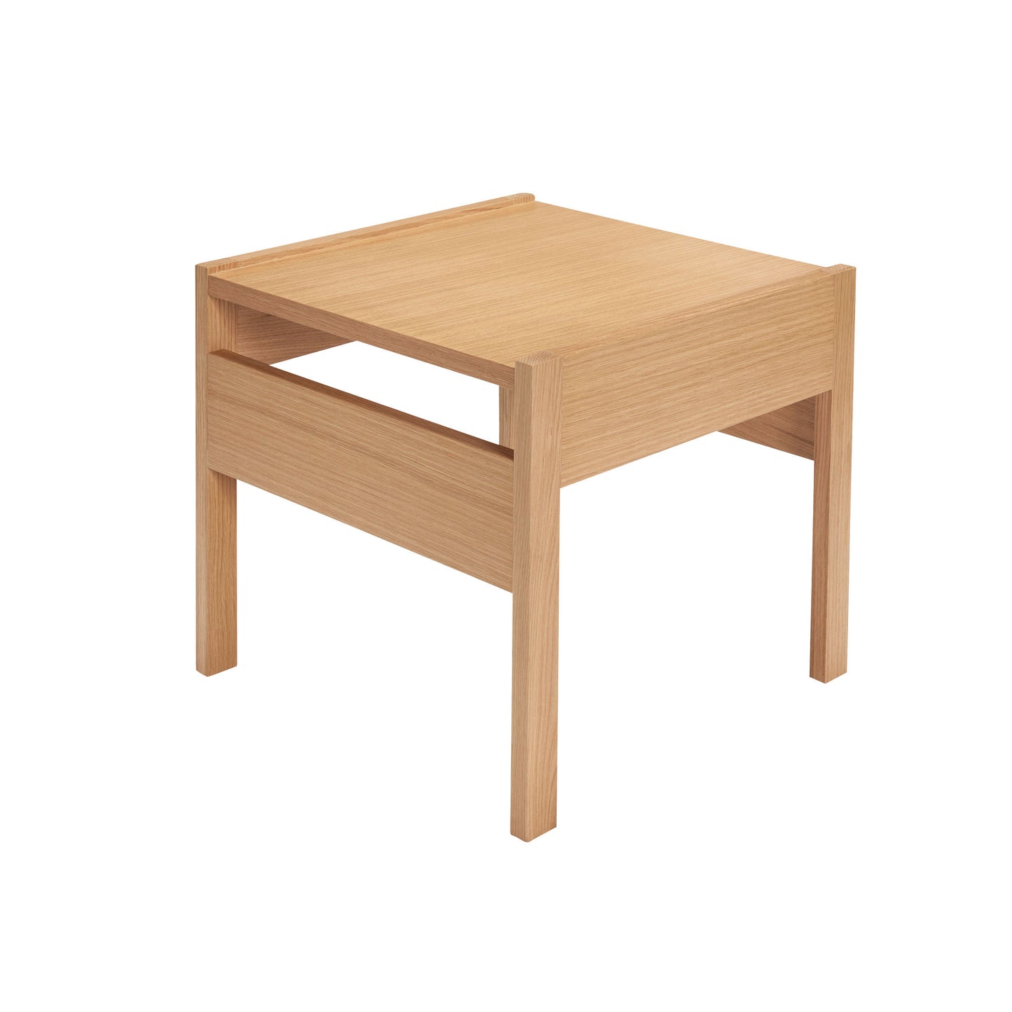 Table d'appoint Format, en Bois de Chêne Naturel