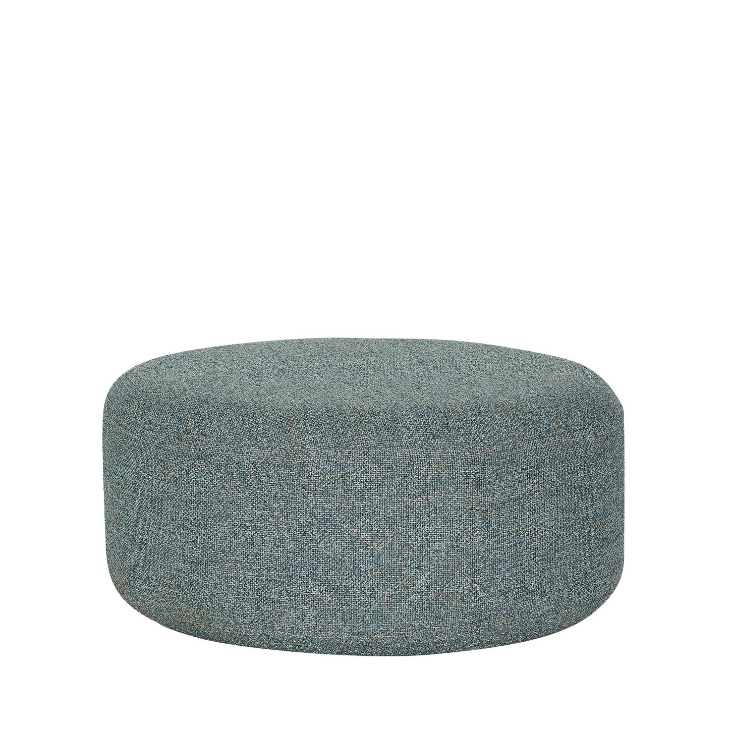 Pouf Marshmellow gris foncé Hübsch, design scandinave grand format