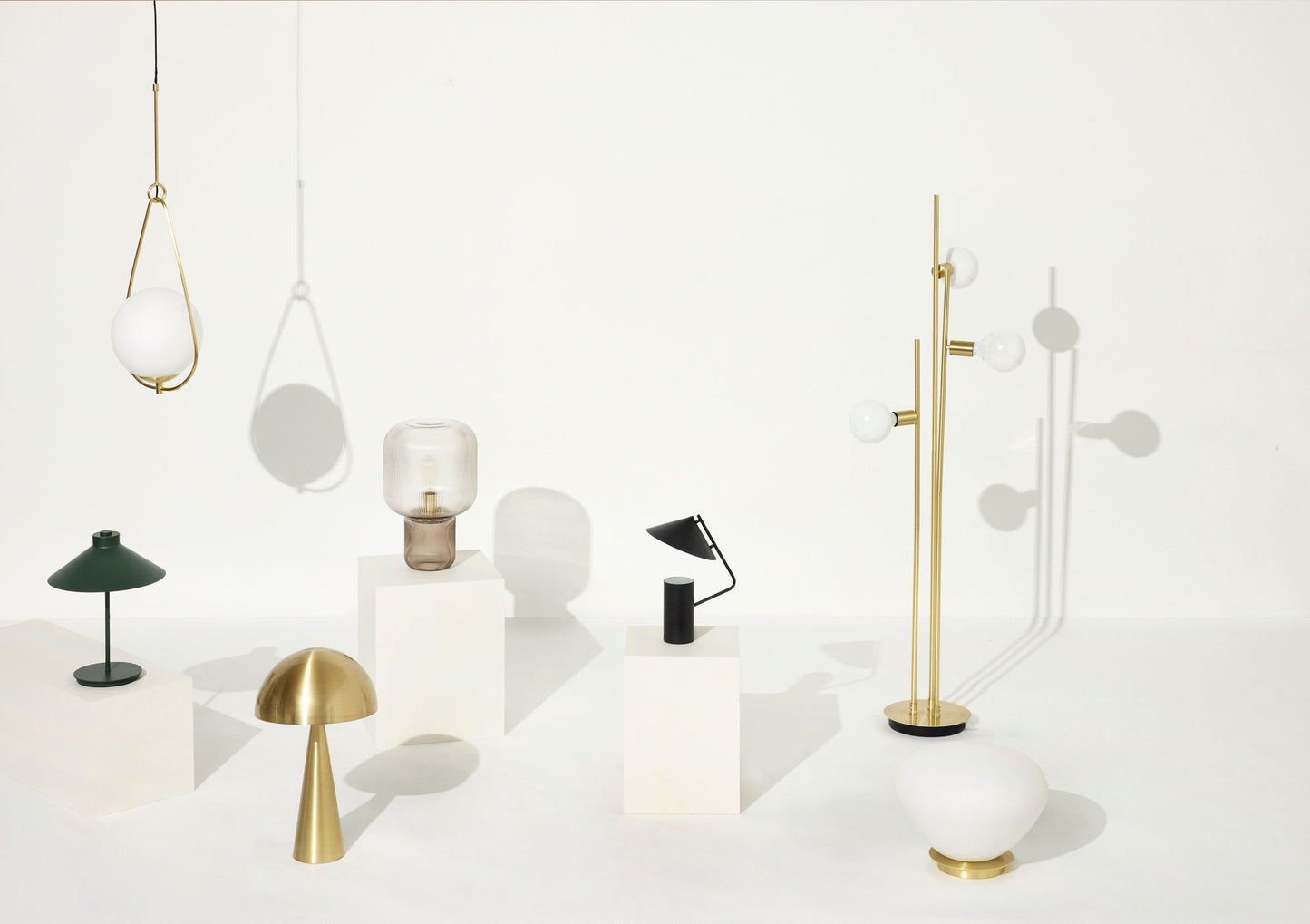 Hübsch Pirum Table Lamp Brown