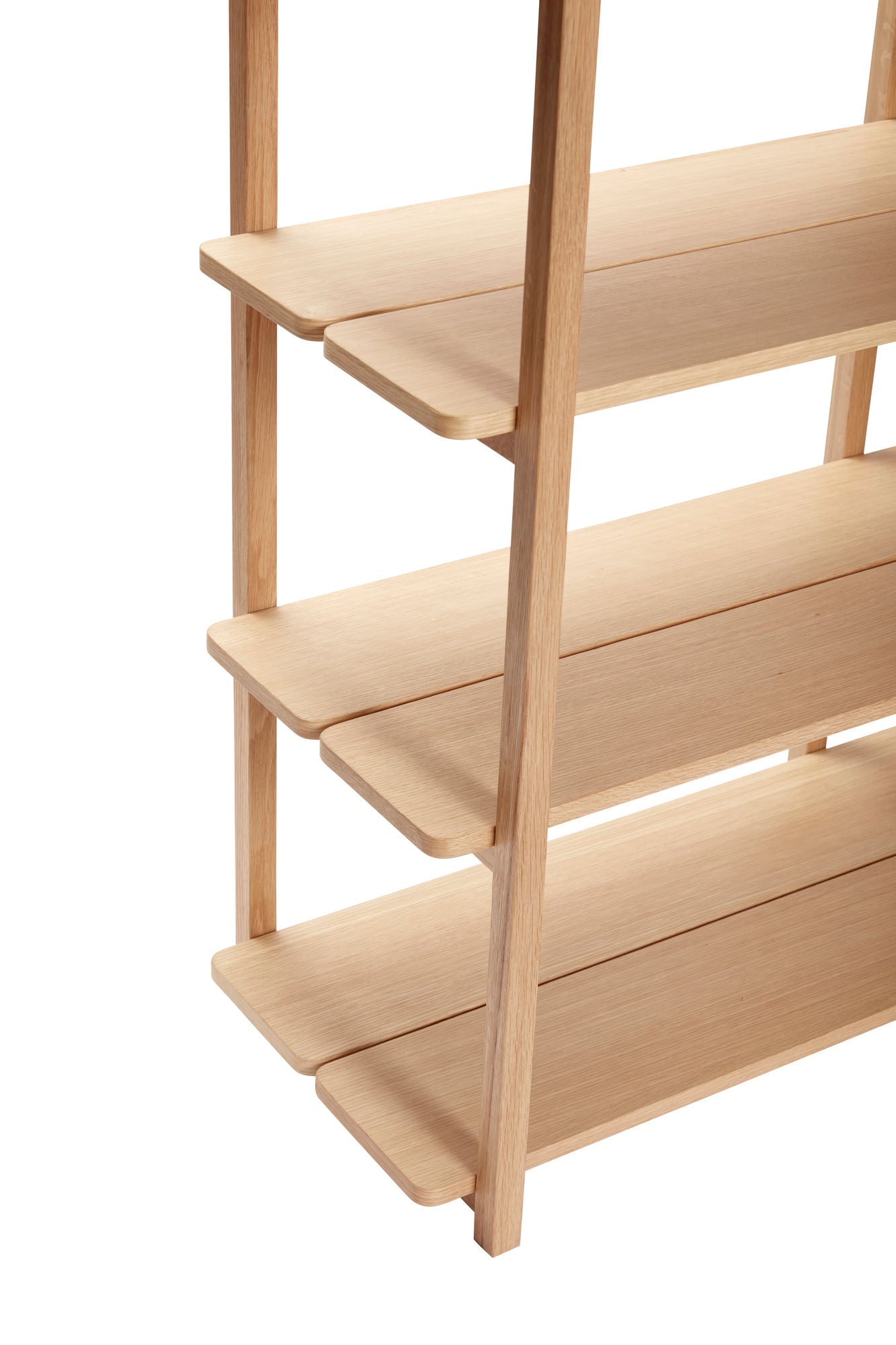 Etagère Mason tablette double en bois de chêne