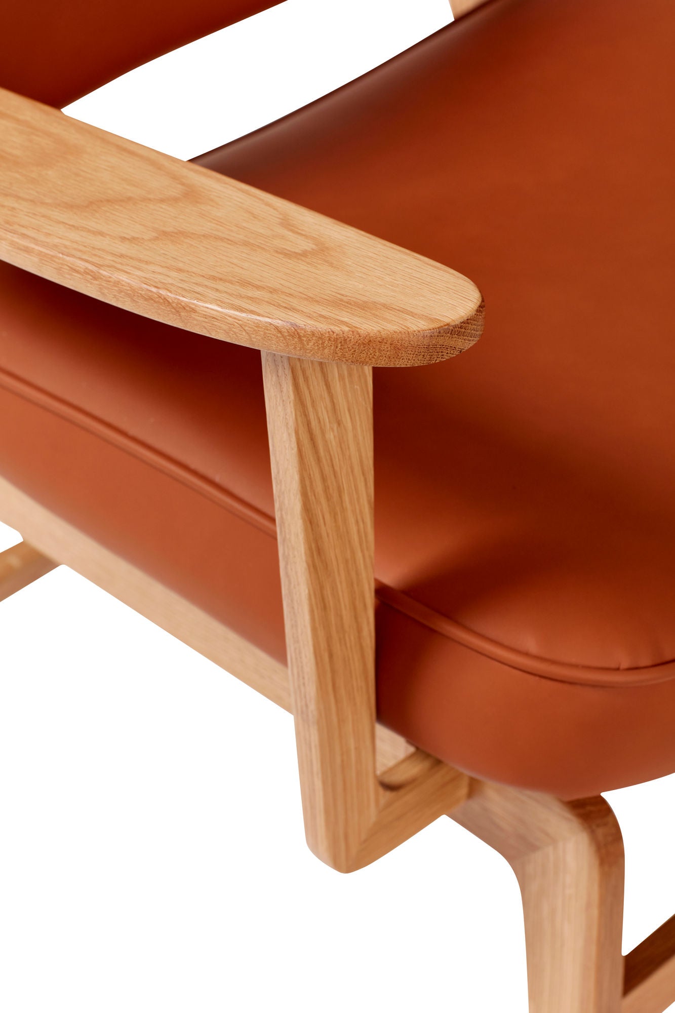 Fauteuil lounge Haze Marron/Naturel