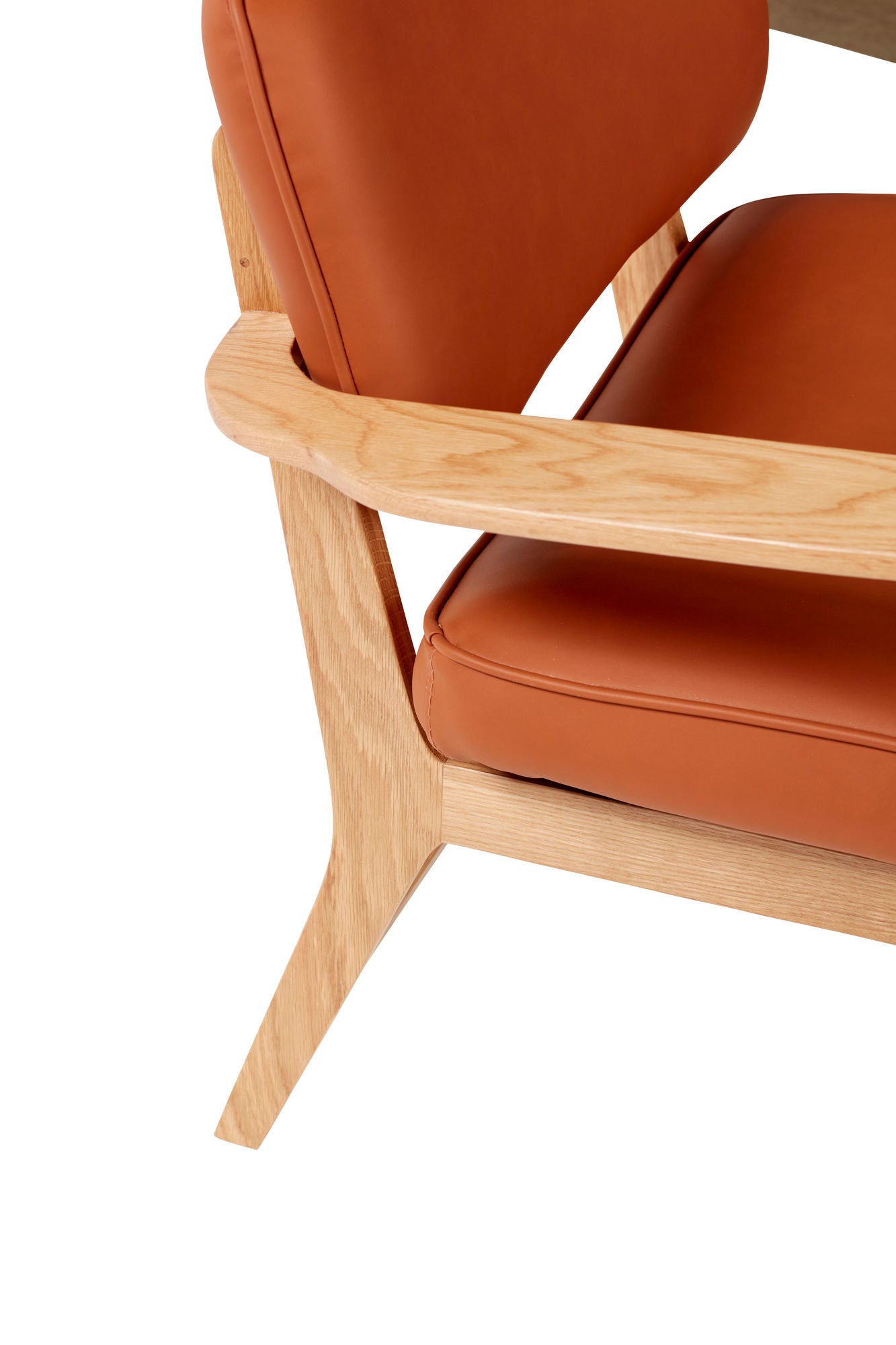 Fauteuil lounge Haze Marron/Naturel