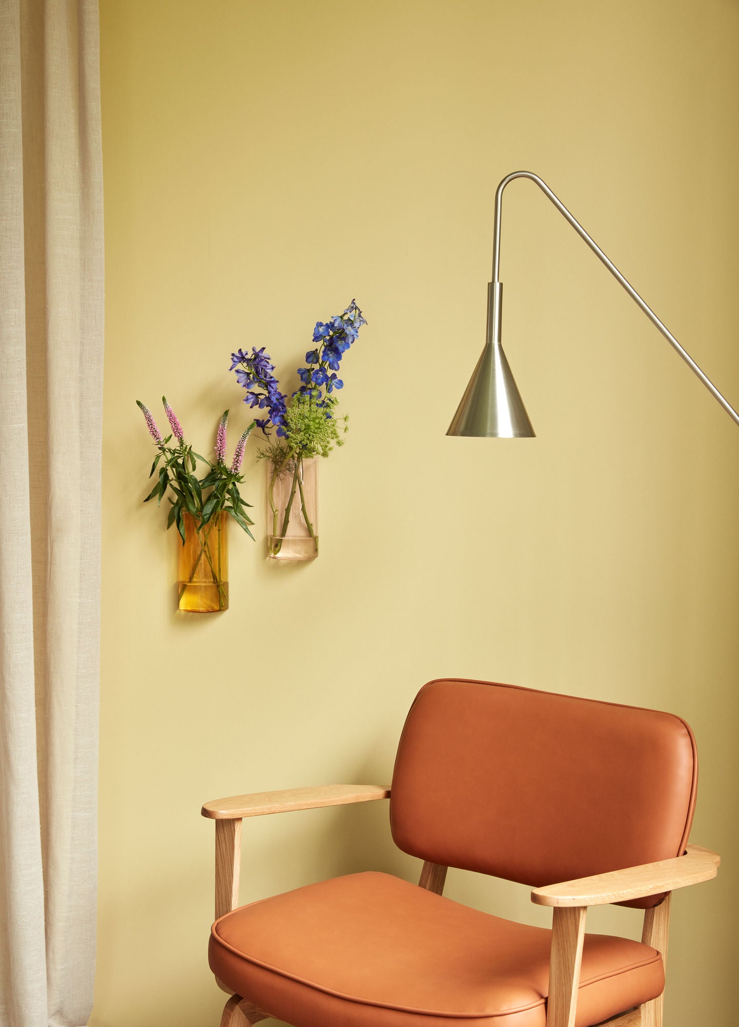 Fauteuil lounge Haze Marron/Naturel