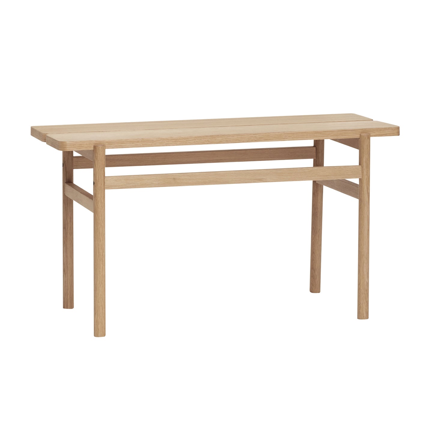 Banc Align en bois de chêne Naturel