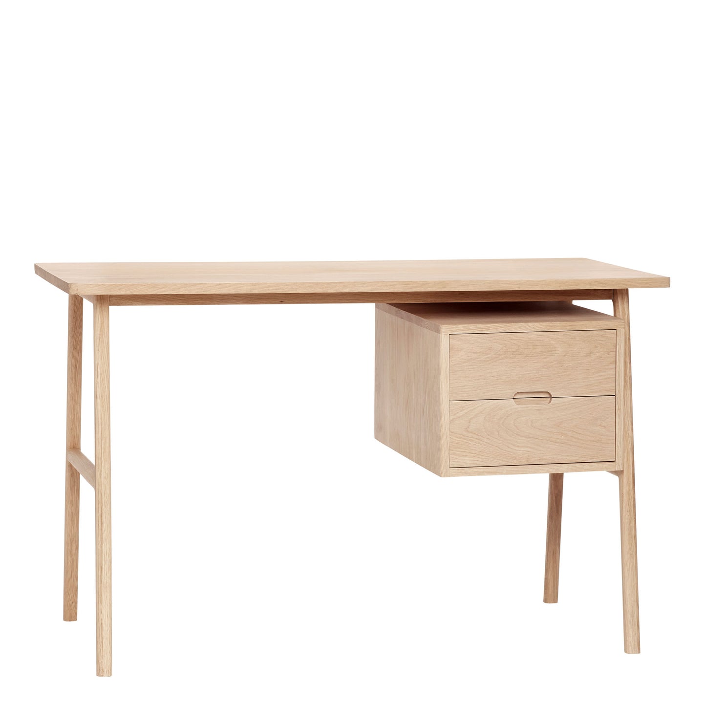 Bureau Architecte en placage de chêne Naturel