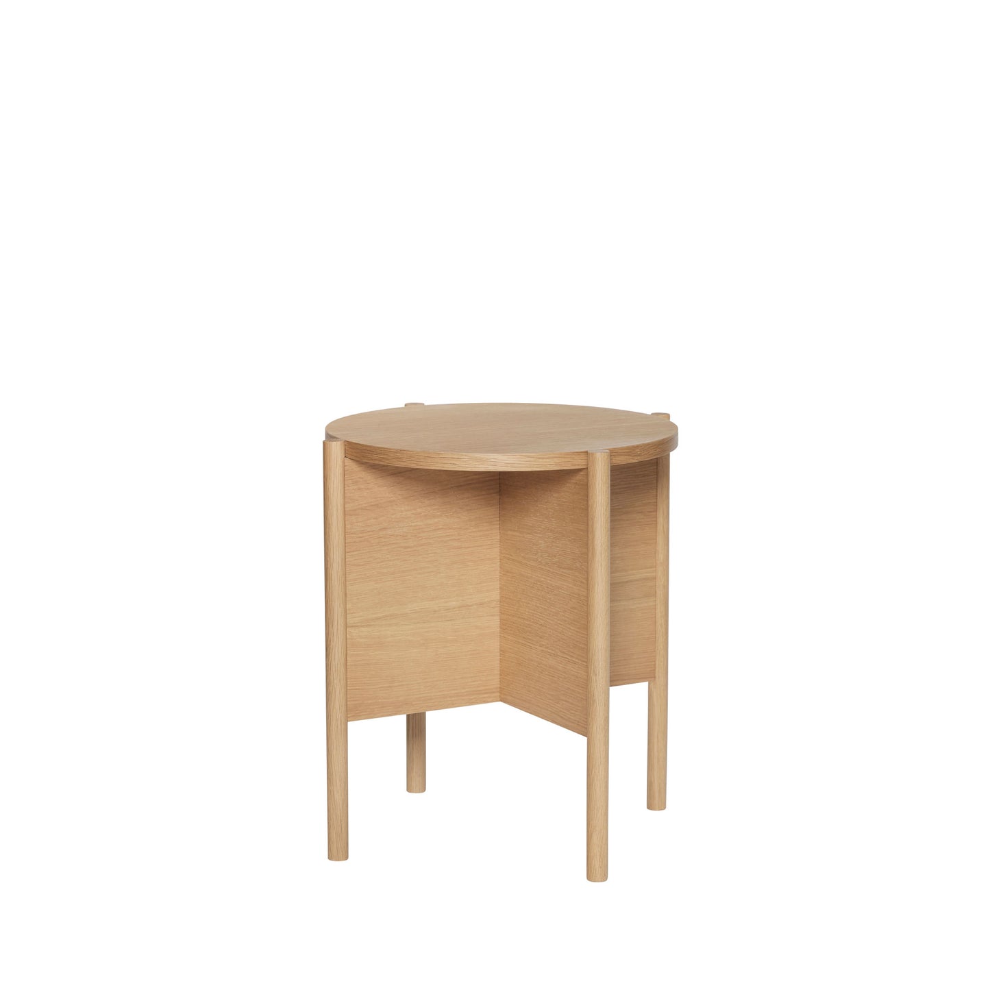 Table d'Appoint Héritage en Placage de Chêne Naturel