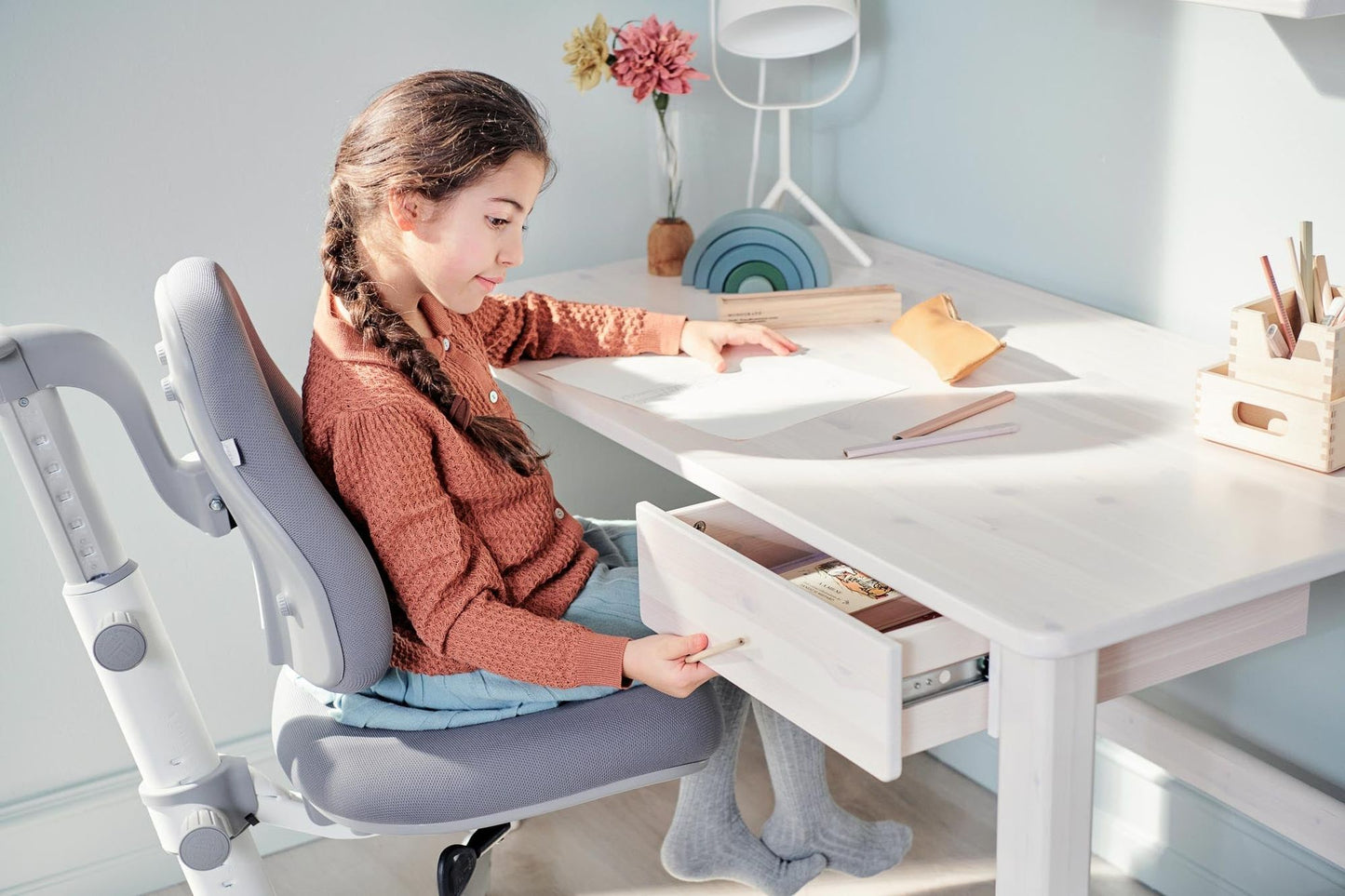 Bureau avec Tiroir de la Collection, Classique