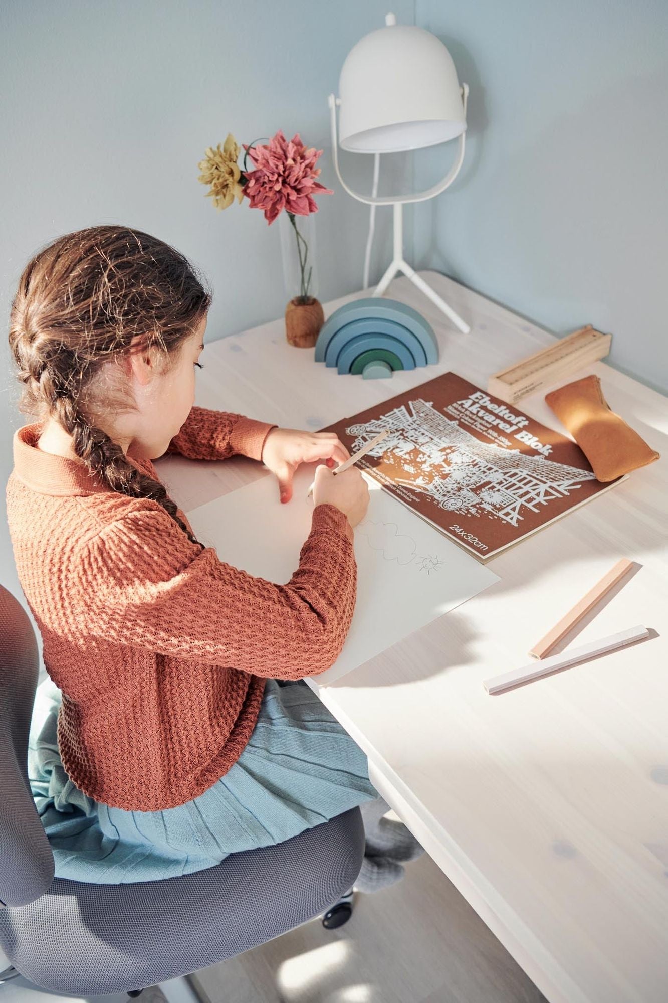 Bureau avec Tiroir de la Collection, Classique